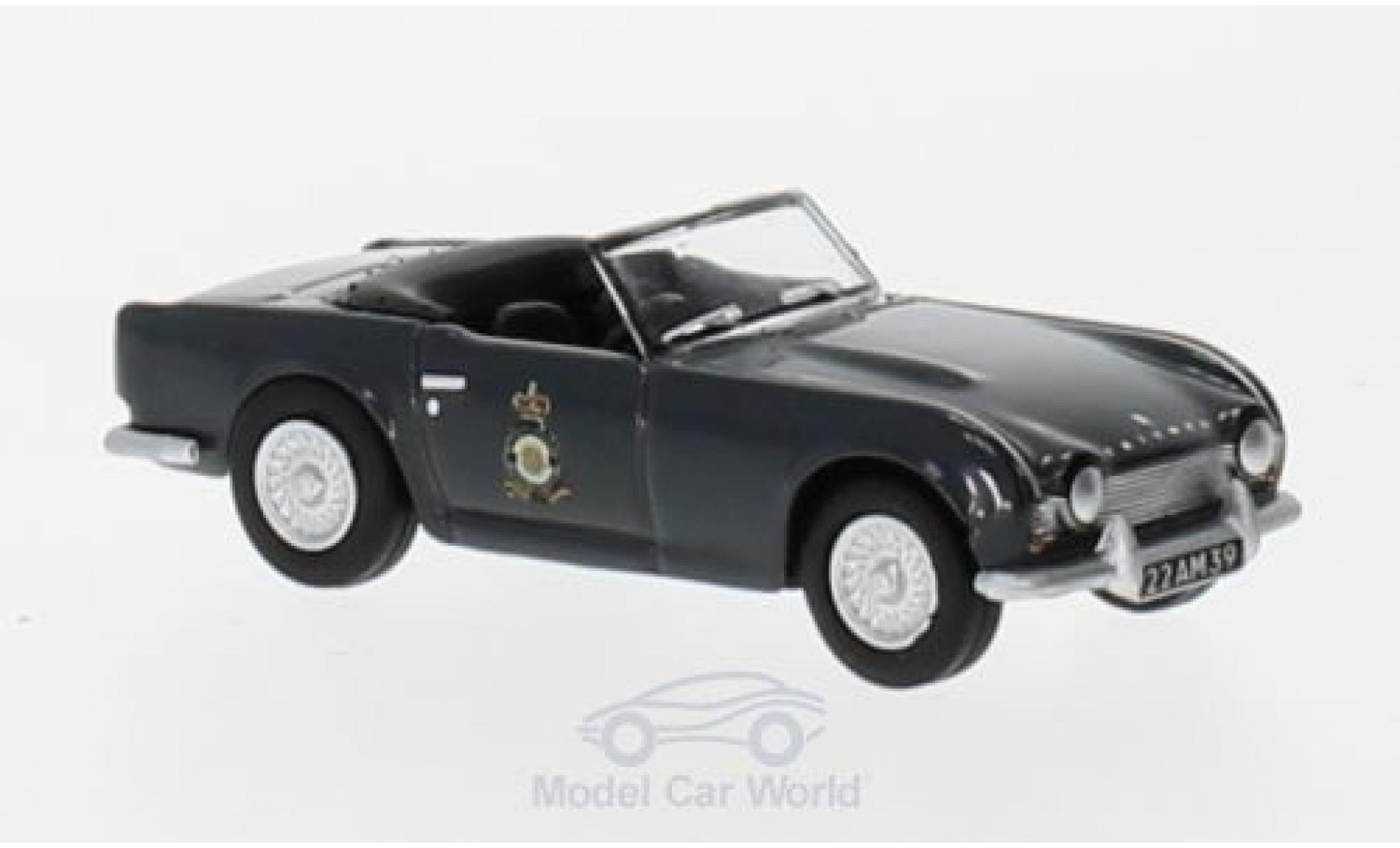 Triumph TR4 1/76 Oxford 103MU - RAF Akrossoiri Cyprus modellino in miniatura