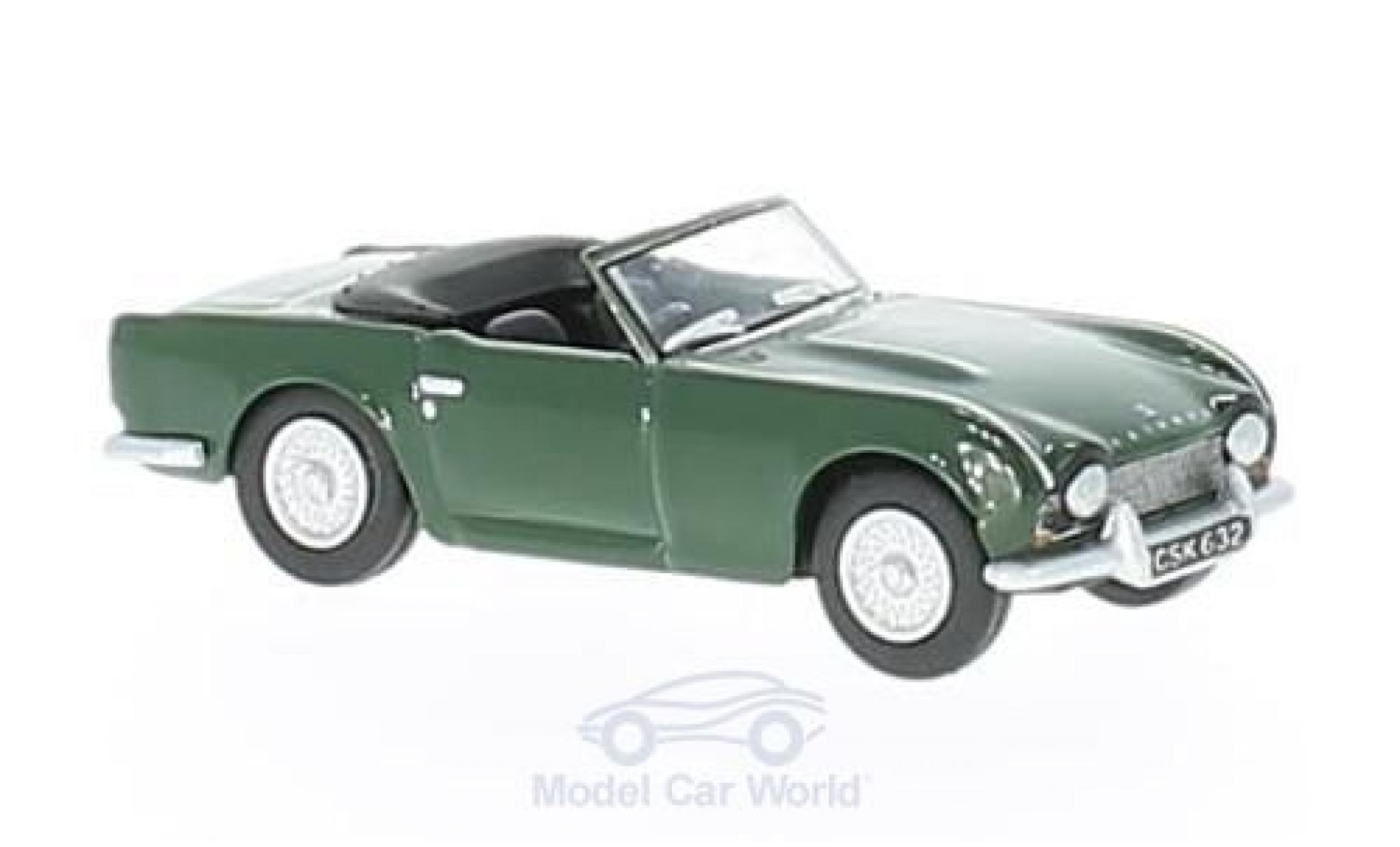 Triumph TR4 1/76 Oxford verde modellino in miniatura