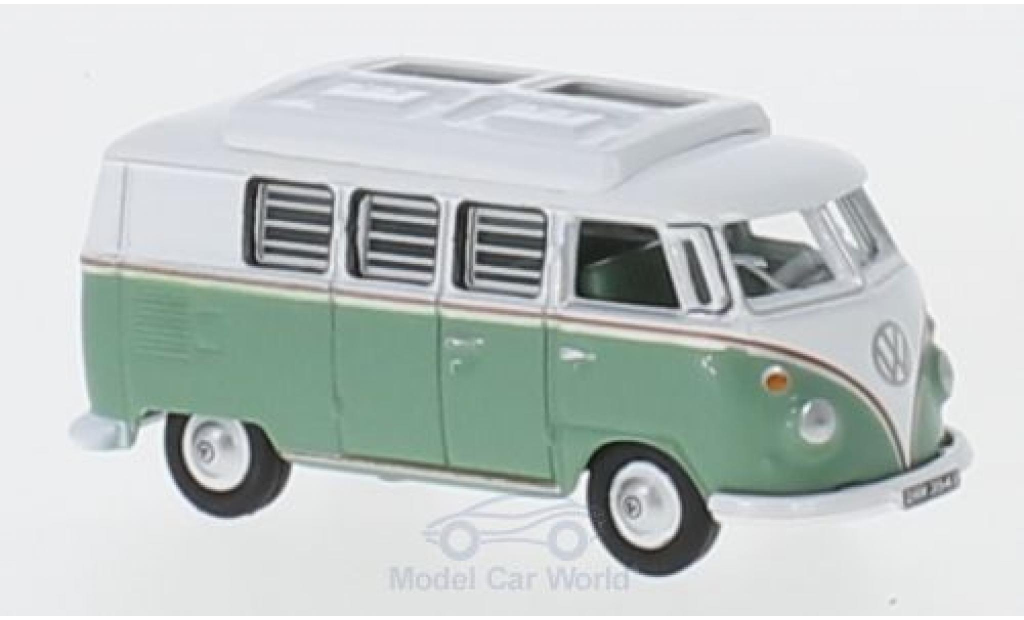 Volkswagen T1 A 1/76 Oxford Camper türkis/bianco modellino in miniatura
