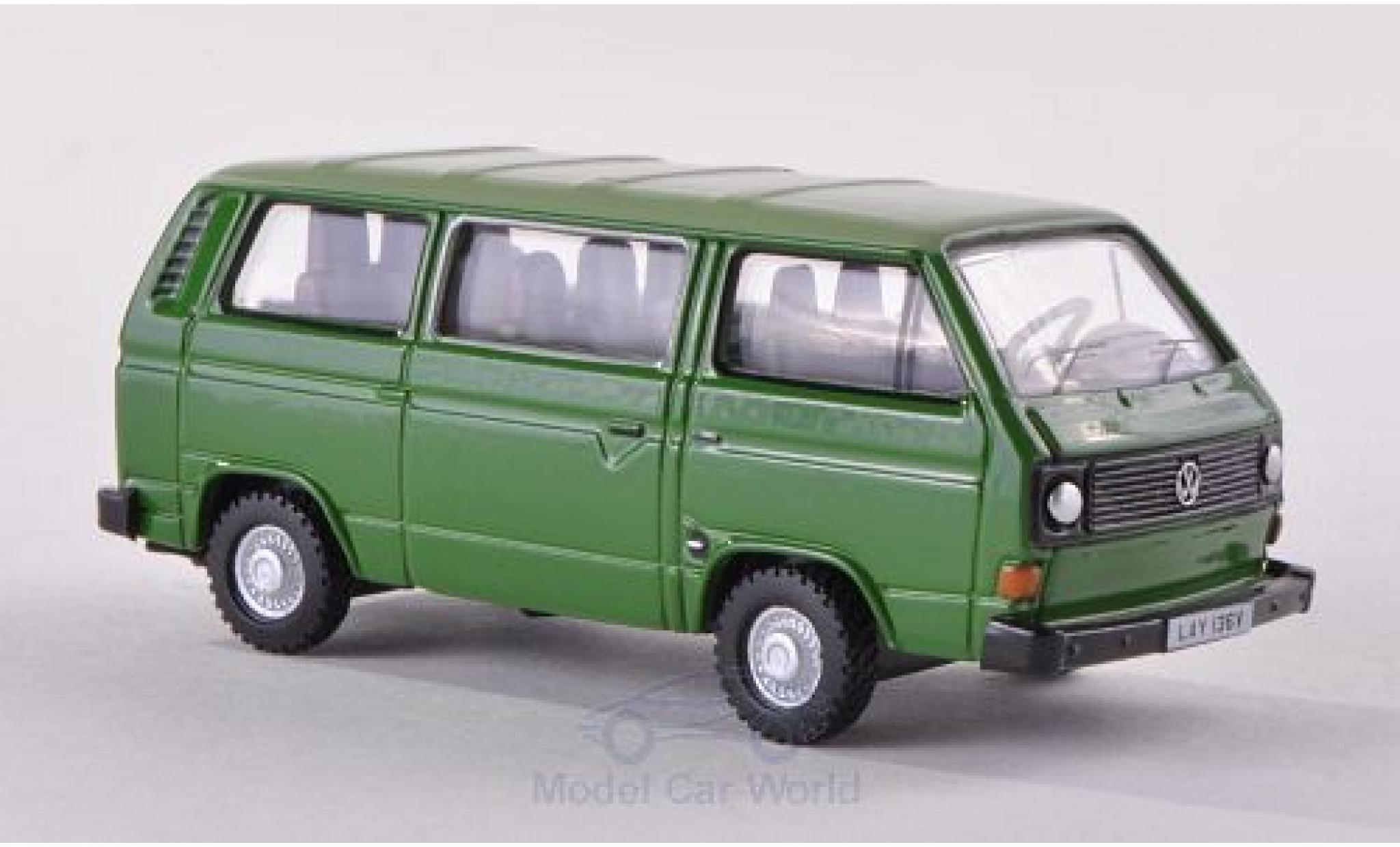 Volkswagen T2 B 1/76 Oxford Bus verde/verde modellino in miniatura