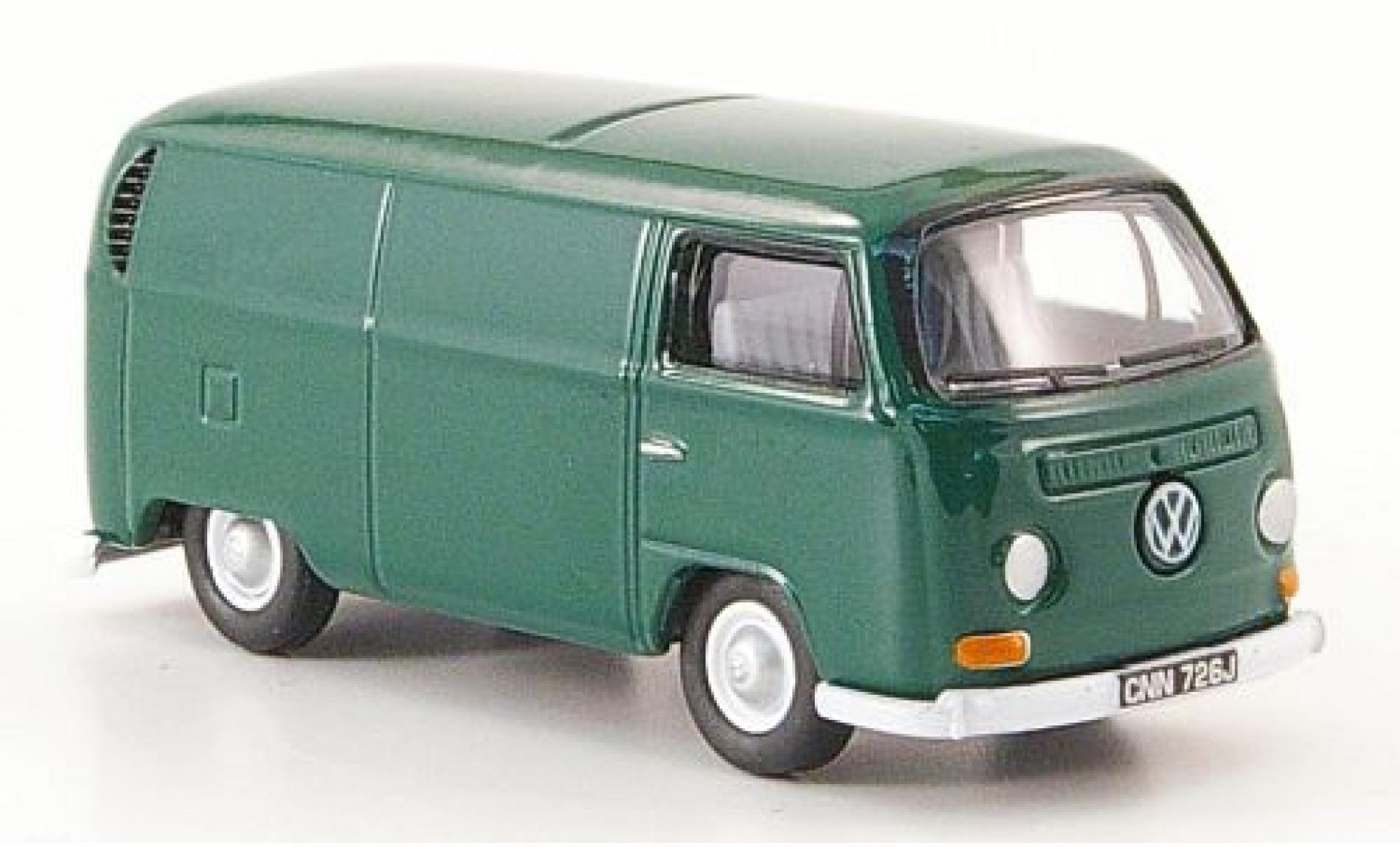 Volkswagen T2 1/76 Oxford Kasten verde modellino in miniatura