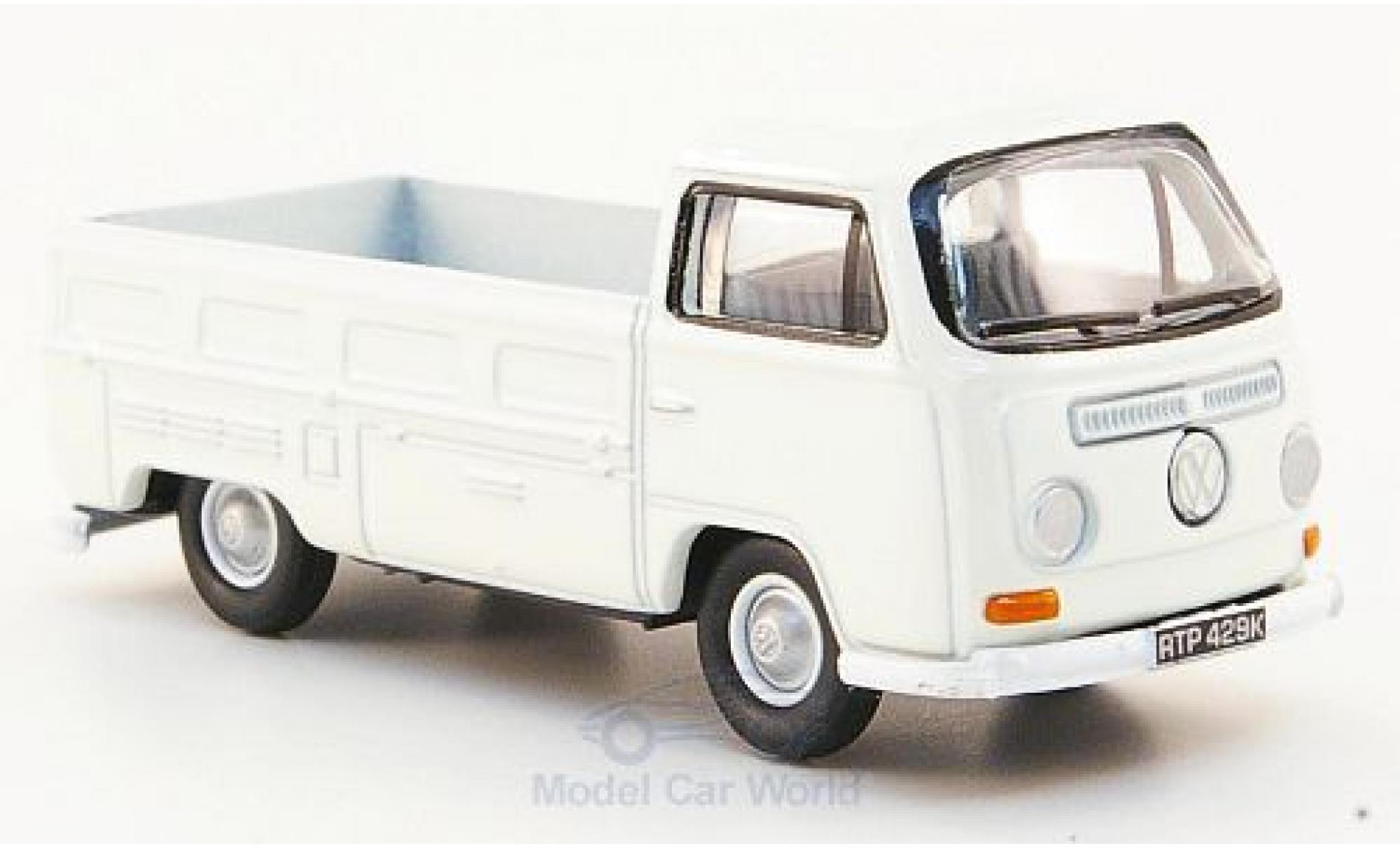 Volkswagen T2 1/76 Oxford Pritsche bianco modellino in miniatura