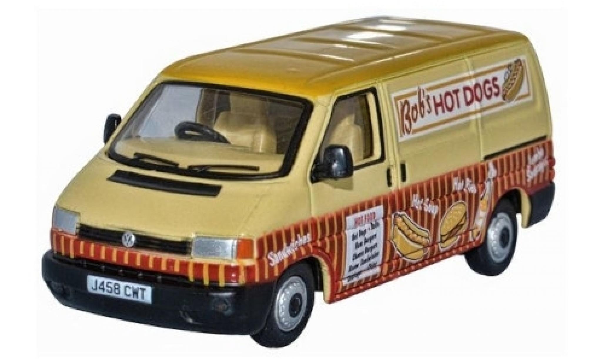 Volkswagen T4 1/76 Oxford Van Bobs Hot Dogs modellino in miniatura