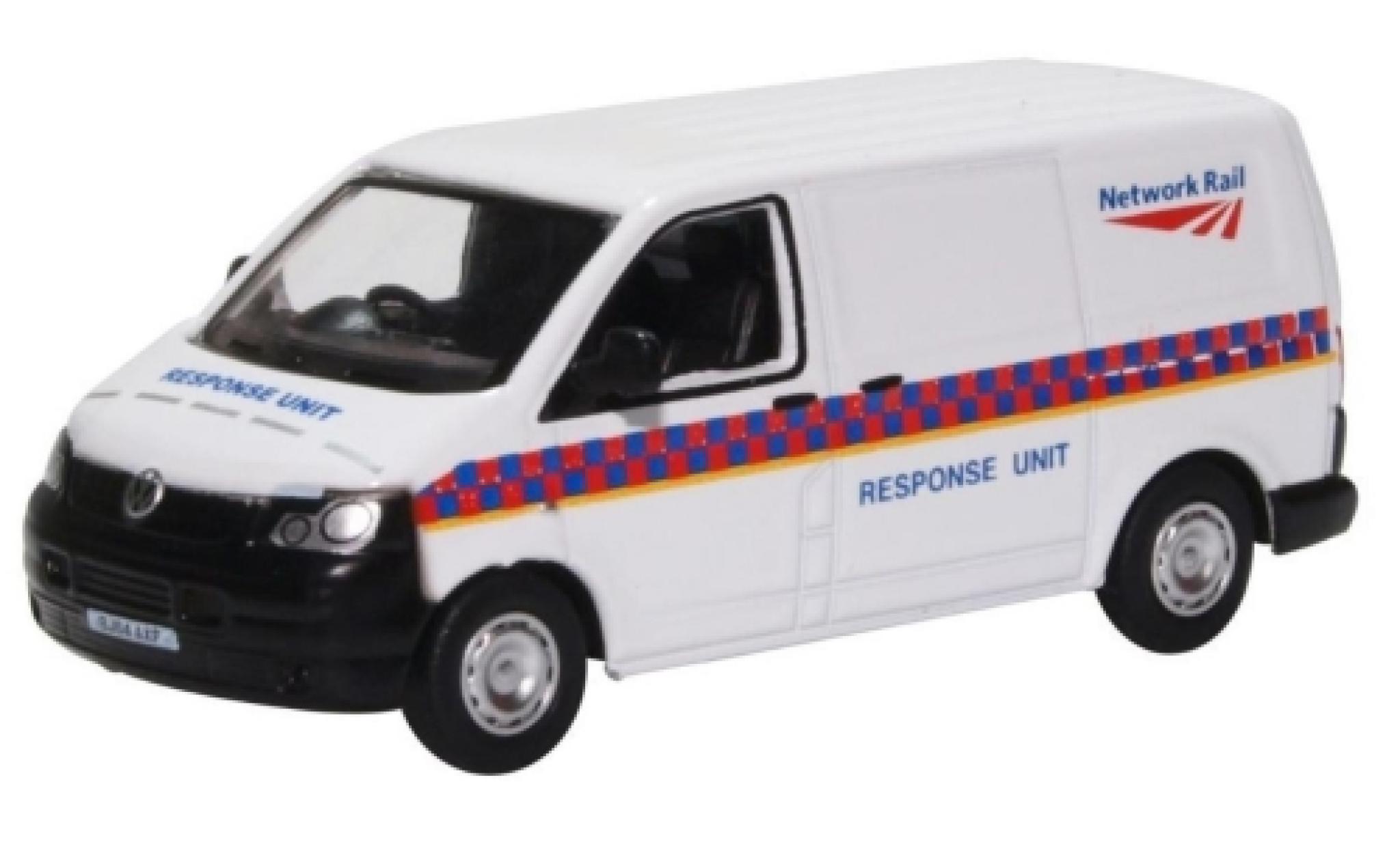 Volkswagen T5 1/76 Oxford Kasten RHD Network Rail modellino in miniatura