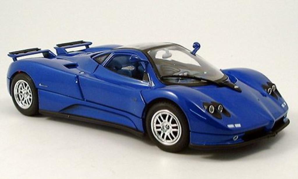 Pagani Zonda C12 1/18 Motormax C12 blu 2004 modellino in miniatura