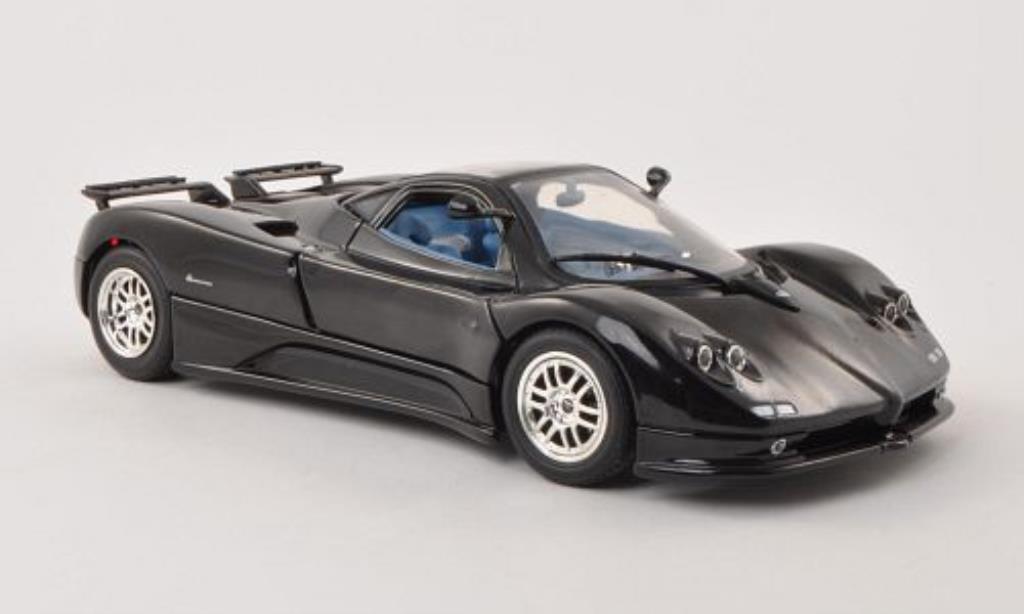 Pagani Zonda C12 1/18 Motormax C12 nero 2004 modellino in miniatura