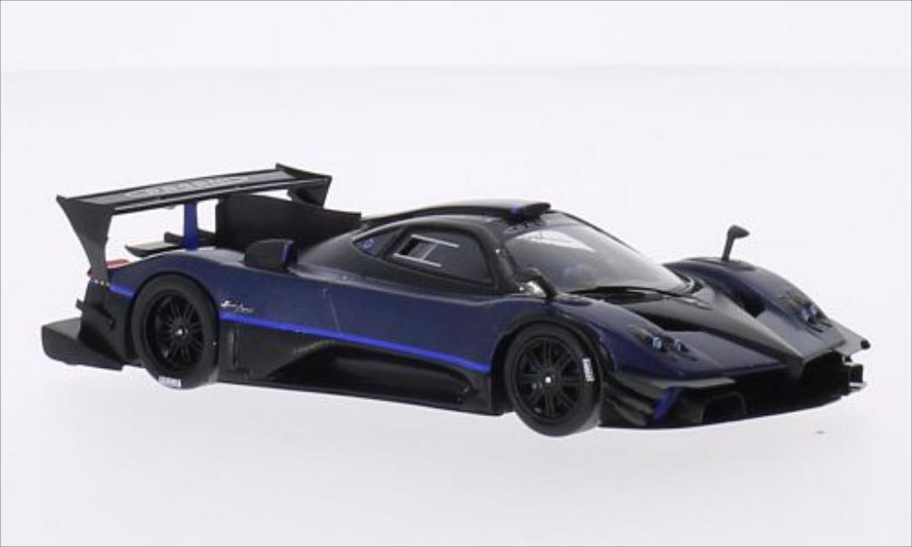Pagani Zonda R 1/43 Spark R Evolucion blu/carbon 2014 modellino in miniatura