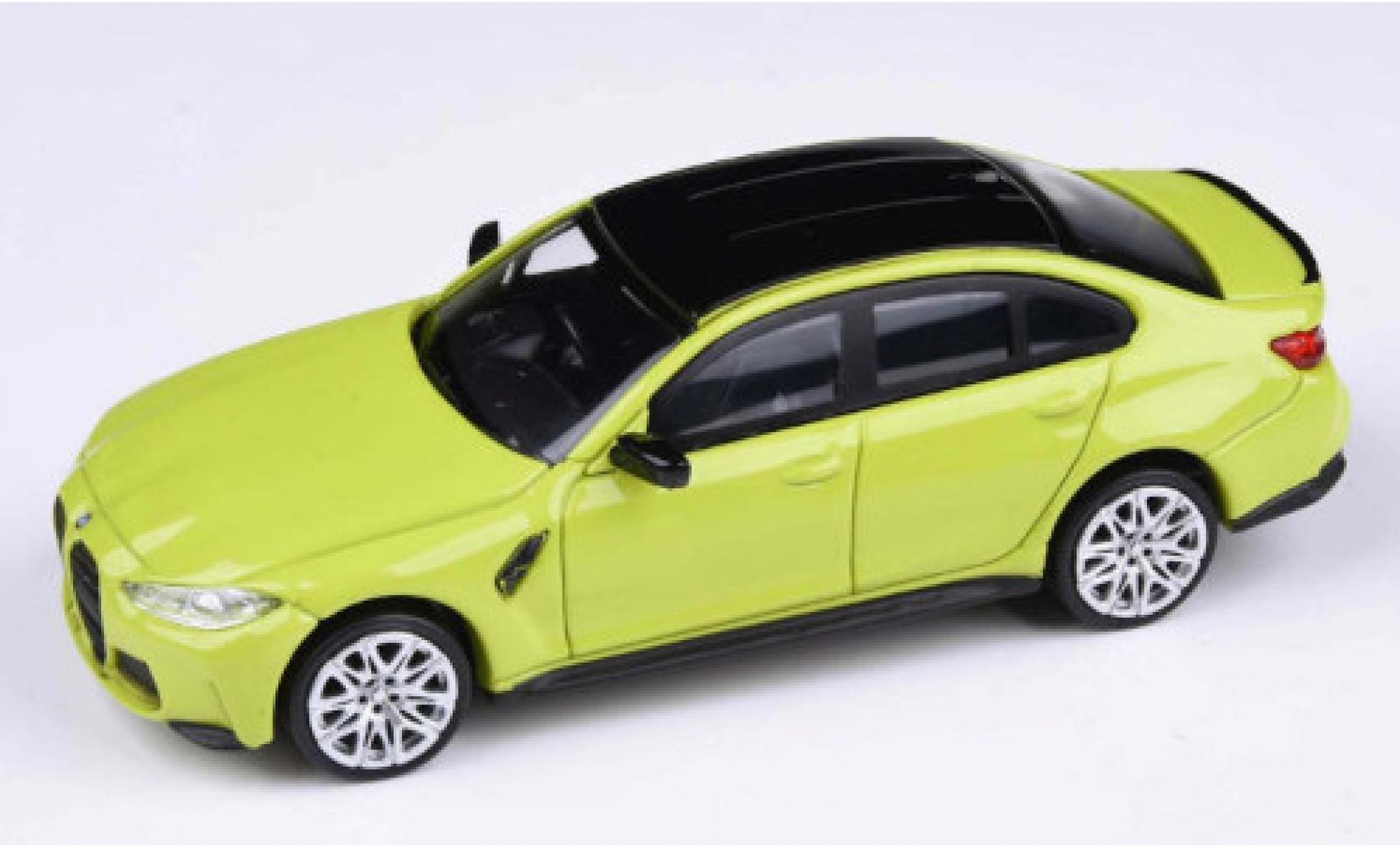 Bmw M3 1/64 Para64 (G80) rosso/nero 2021 modellino in miniatura