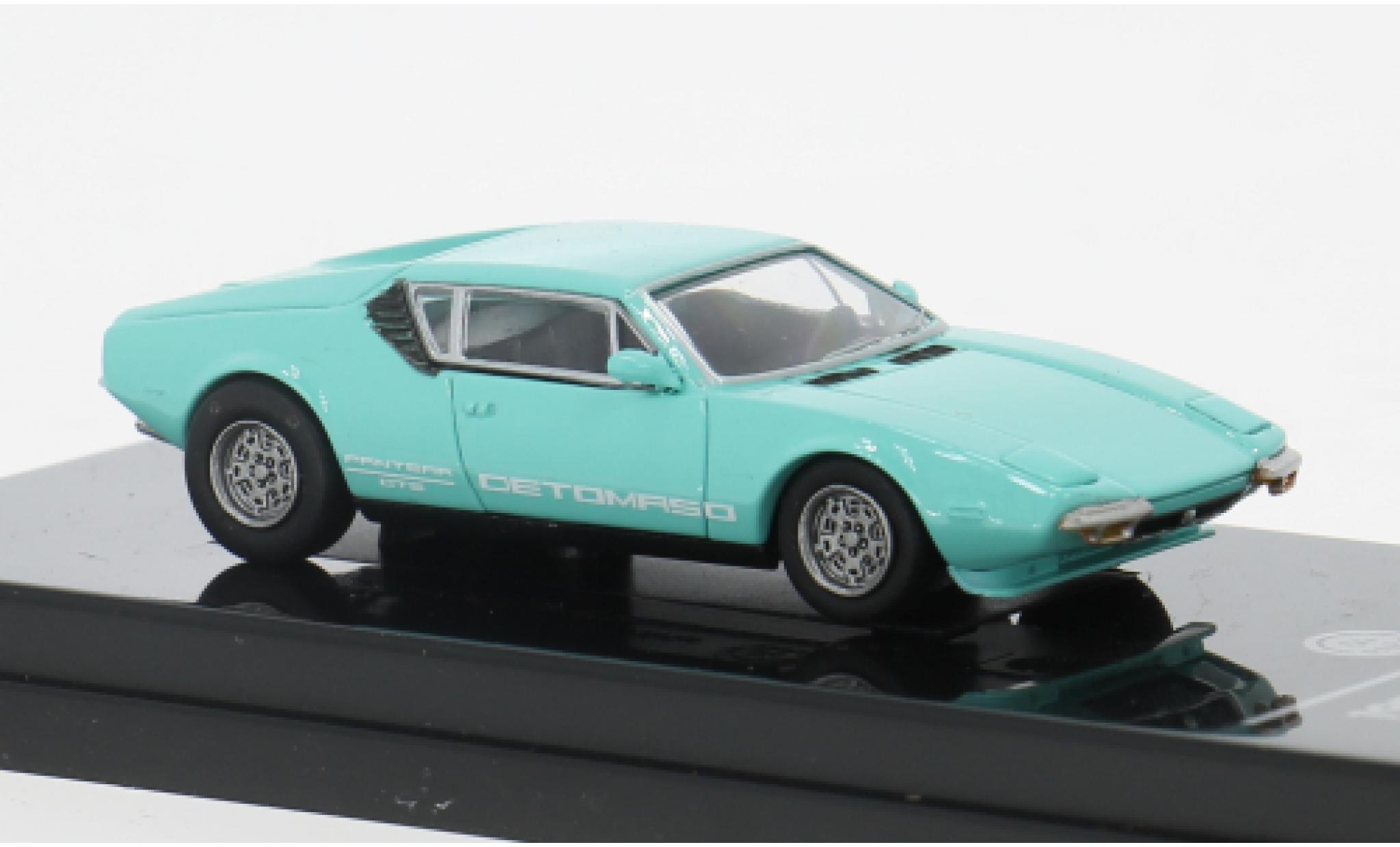 De Tomaso Pantera 1/64 Para64 türkis 1972 1:64 modellino in miniatura