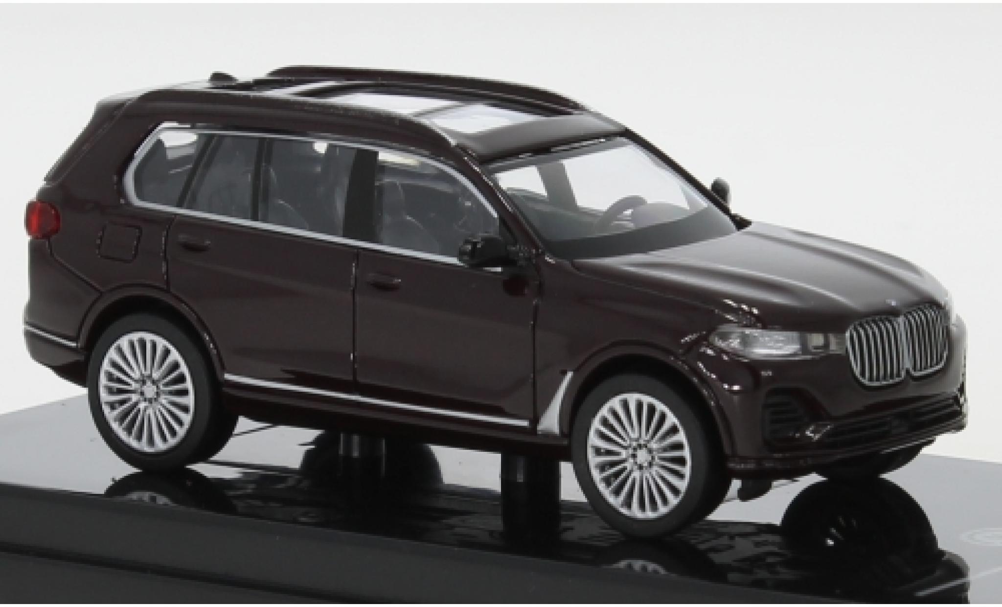 Bmw X7 1/64 Para64 (G07) rosso foncé modellino in miniatura