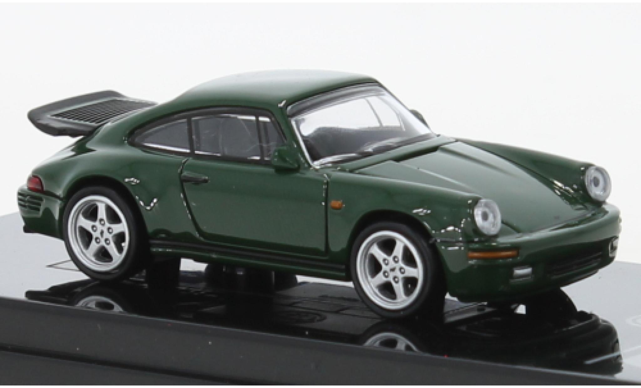 Ruf CTR 1/64 Para64 Porsche 911 verde 1987 modellino in miniatura