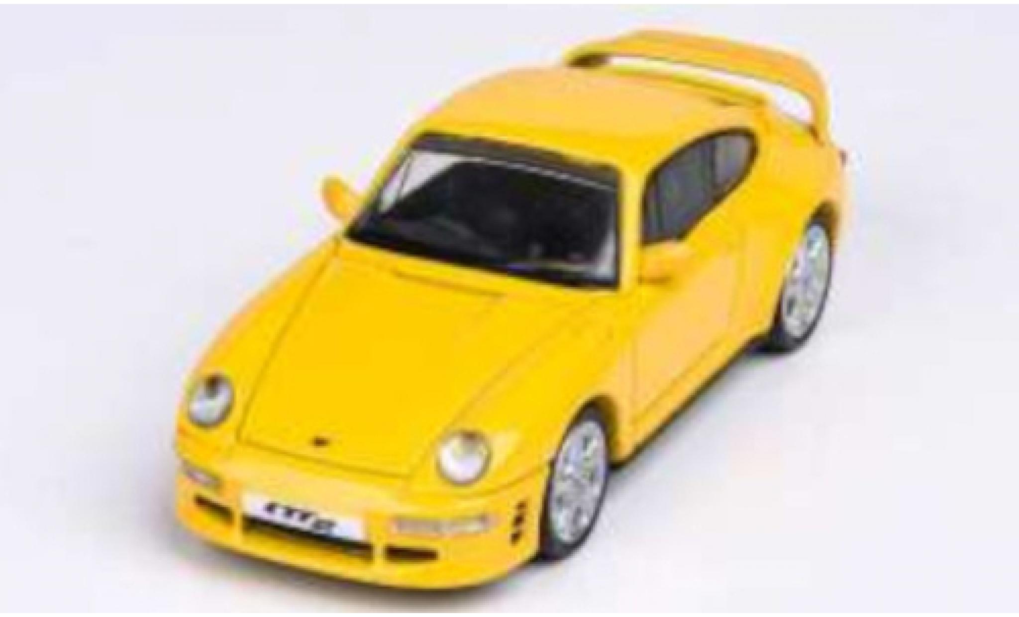 Ruf CTR 1/64 Para64 Porsche 911 2 giallo modellino in miniatura