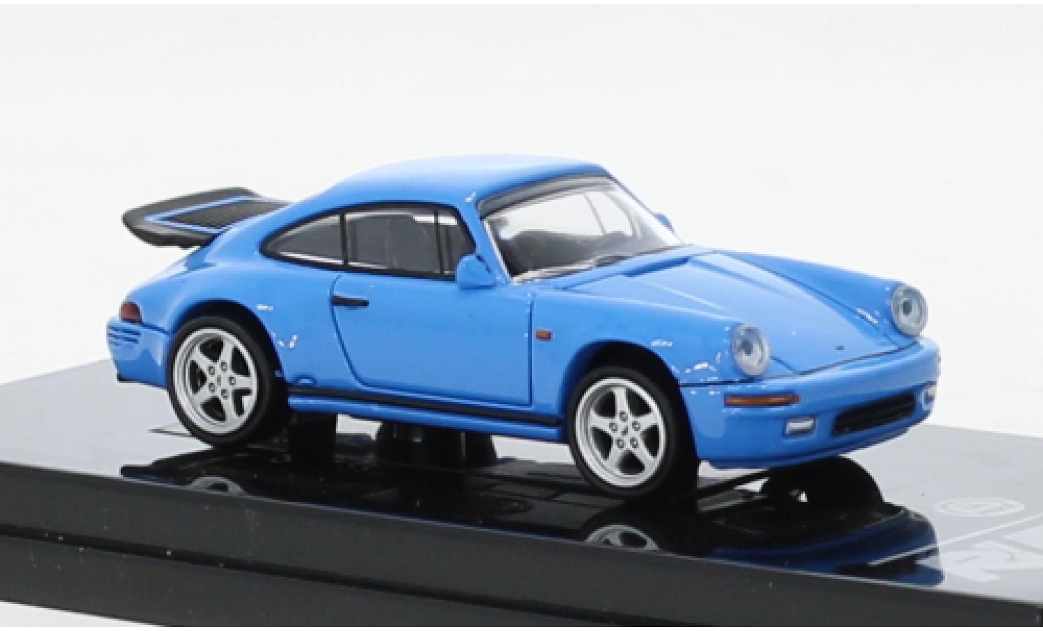 Ruf CTR 1/64 Para64 Porsche RUF blu 1987 modellino in miniatura