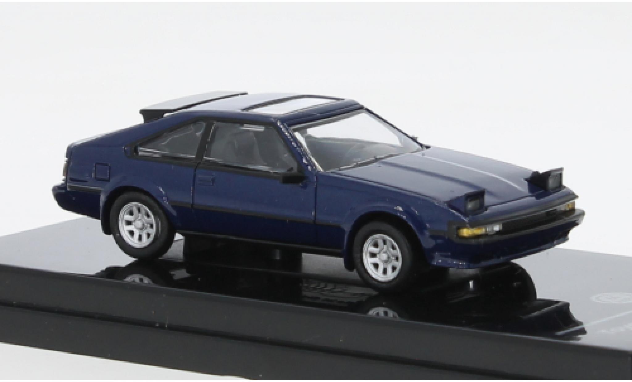 Toyota Celica 1/64 Para64 Supra blu foncé 1984 modellino in miniatura