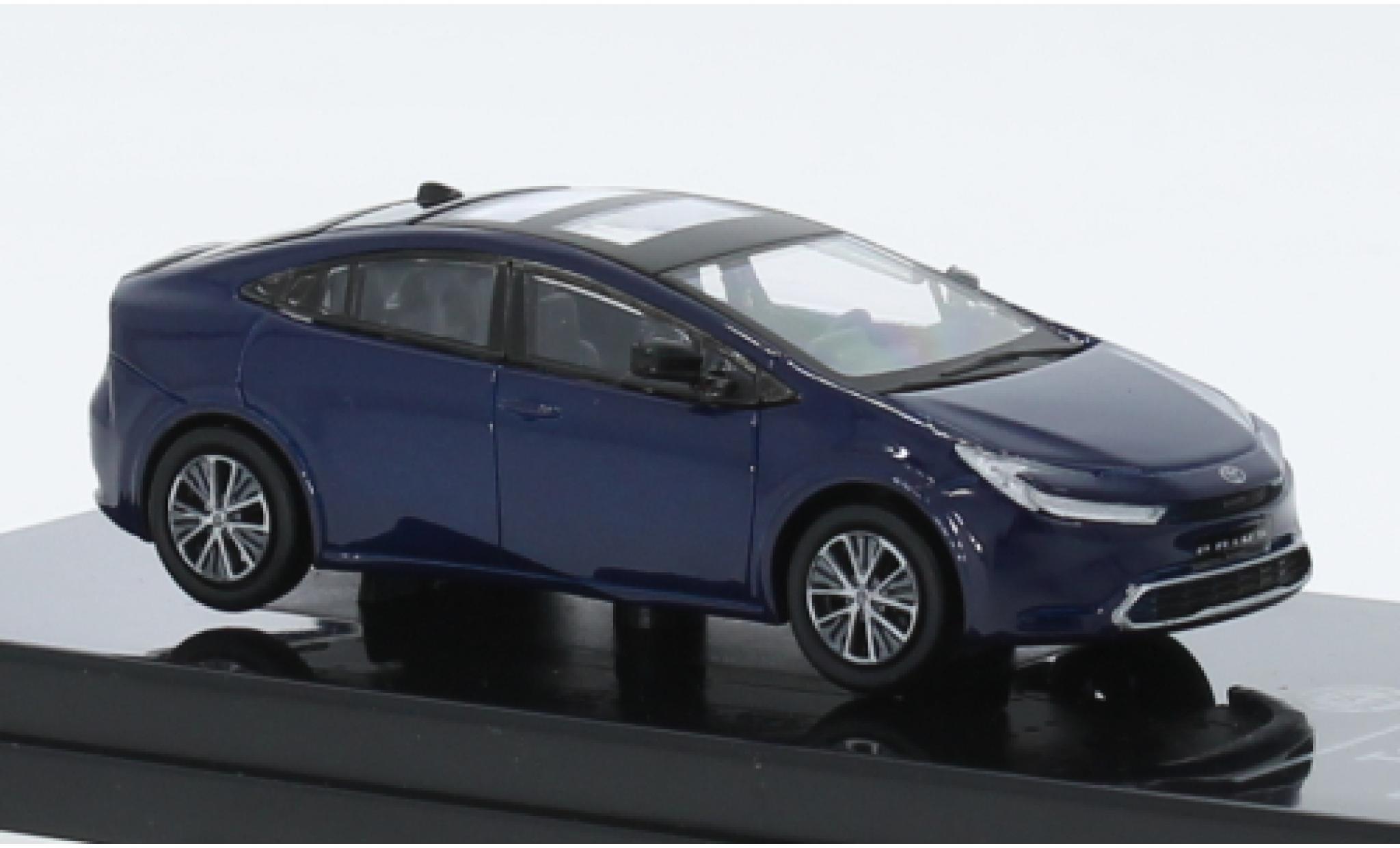 Toyota Prius 1/64 Para64 blu foncé 2023 modellino in miniatura