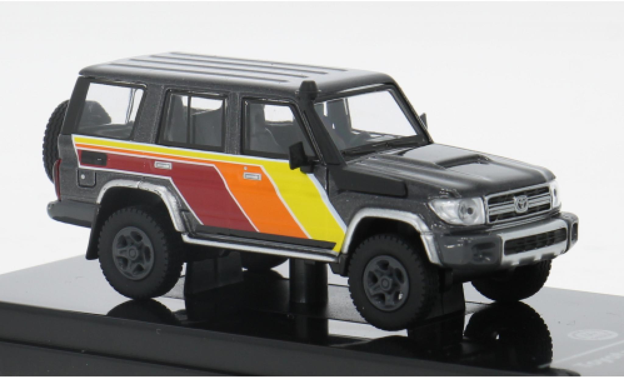 Toyota Land Cruiser 1/64 Para64 76 schwarz/Dekor 2014 1:64 modellino in miniatura
