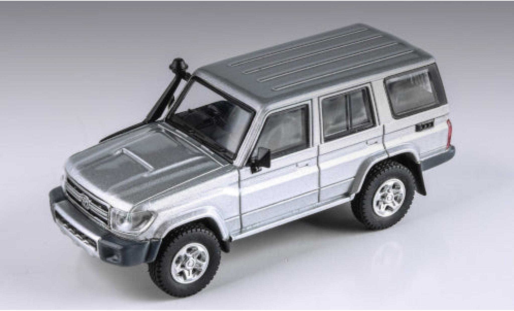 Toyota Land Cruiser 1/64 Para64 76 grigio modellino in miniatura