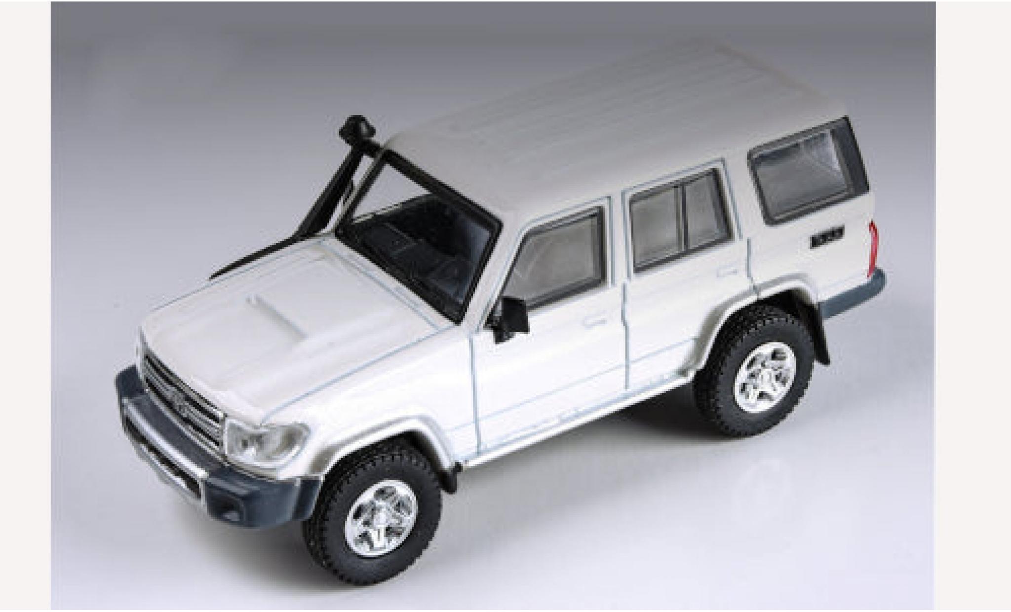 Toyota Land Cruiser 1/64 Para64 76 bianco modellino in miniatura