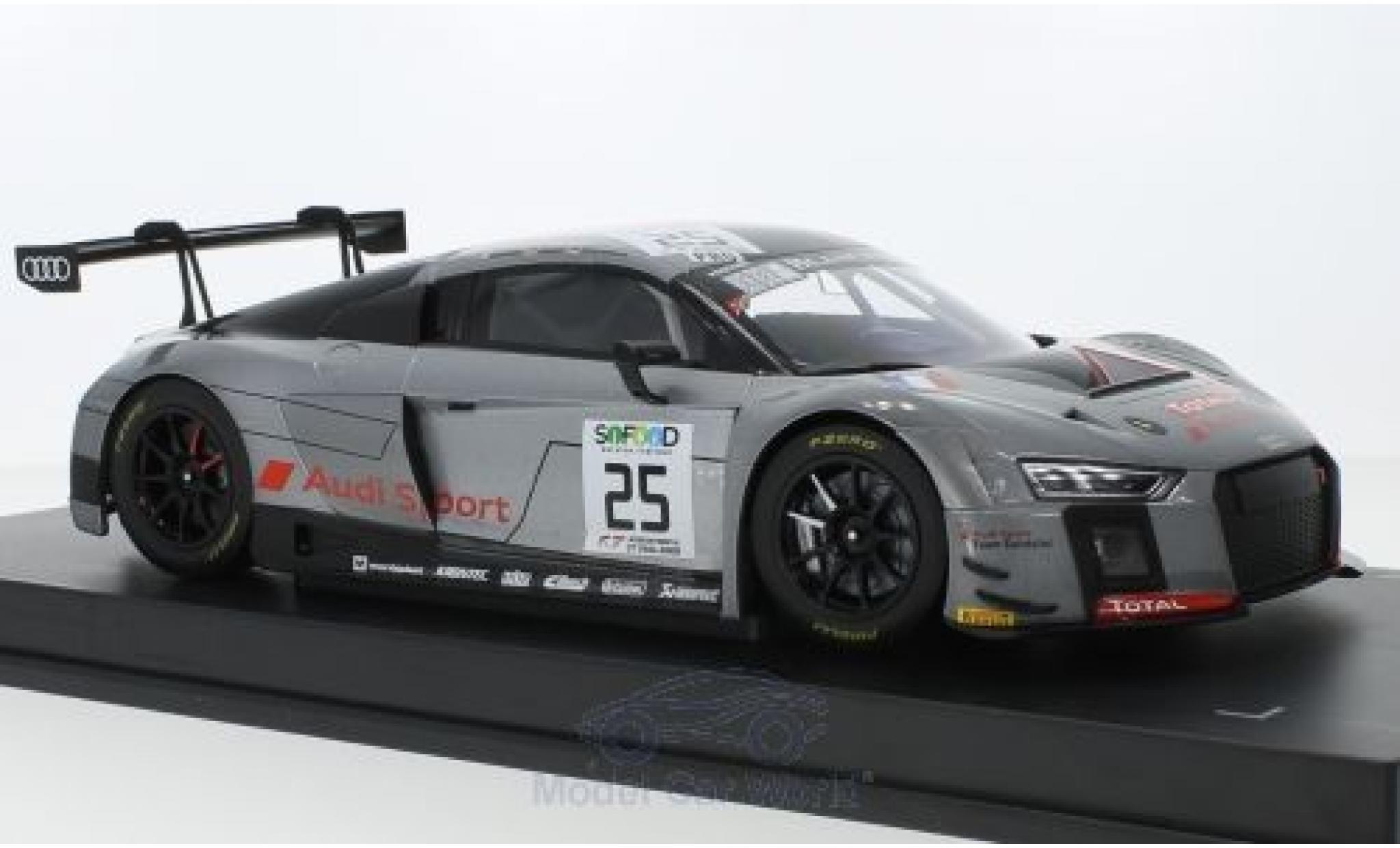 Audi R8 1/18 Paragon LMS No.25 Sainteloc Racing Blancpain Endurance Series 24h Spa Francorchamps 2017 M.Winkelhock/C.Haase/J.Gounon modellino in miniatura