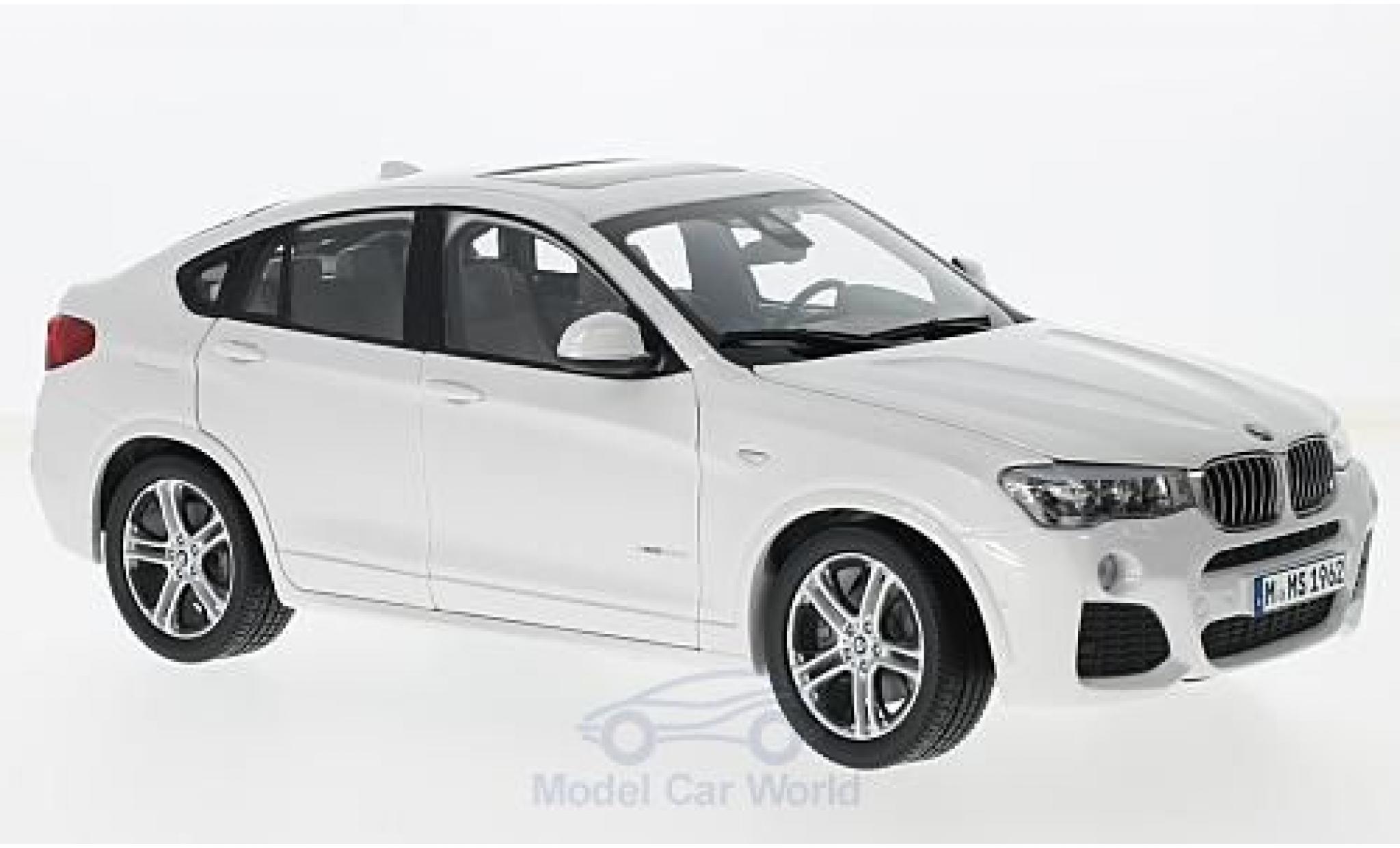 Bmw X4 F26 1/18 Paragon (F26) metallico bianco modellino in miniatura