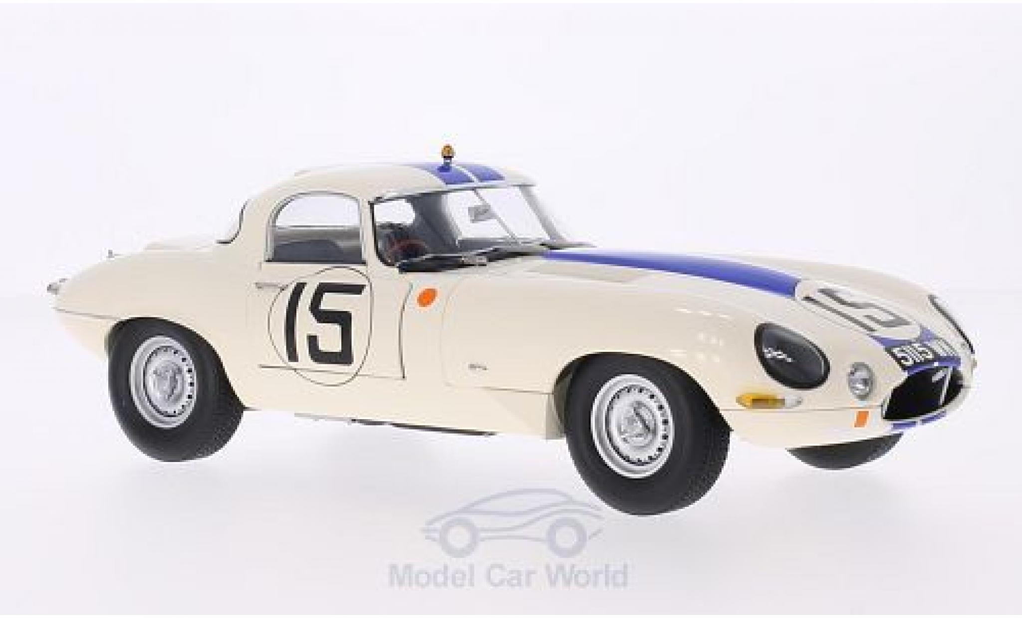 Jaguar E-Type 1/18 Paragon Lightweight RHD No.15 Briggs Cunningham 24h Le Mans 1963 5115WK B.Cunningham/B.Grossman modellino in miniatura