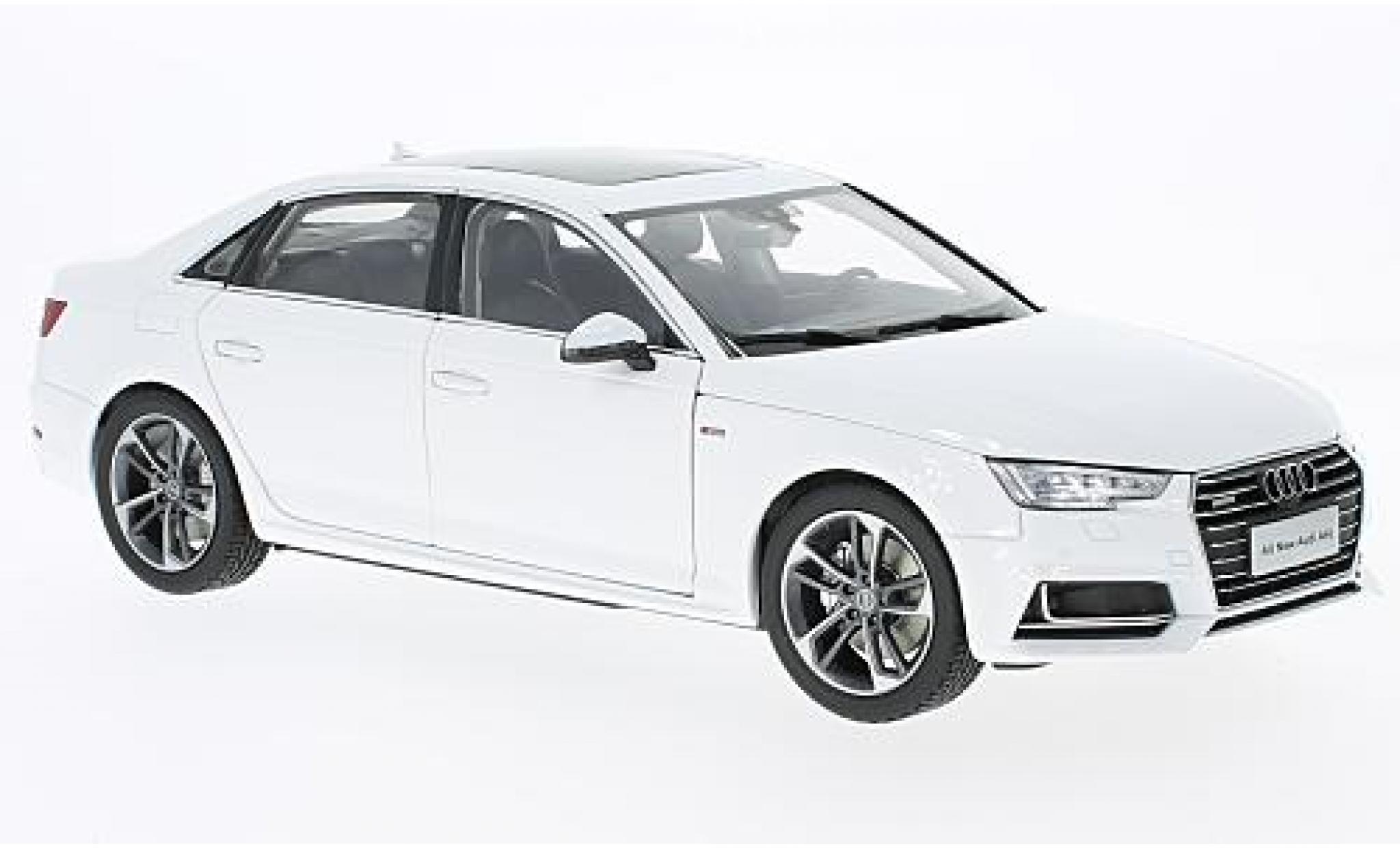 Audi A4 1/18 Paudi L bianco 2017 sans Vitrine modellino in miniatura