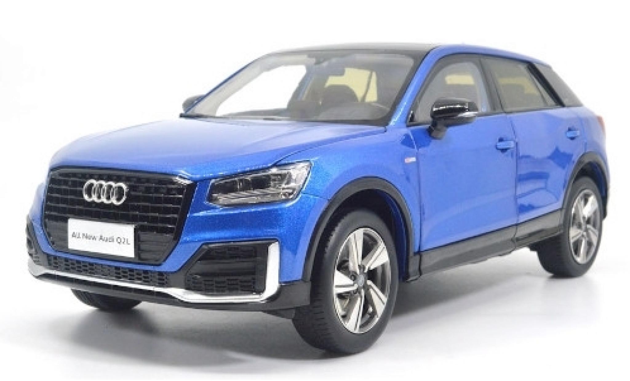 Audi Q2 1/18 Paudi L metallico blu 2018 modellino in miniatura
