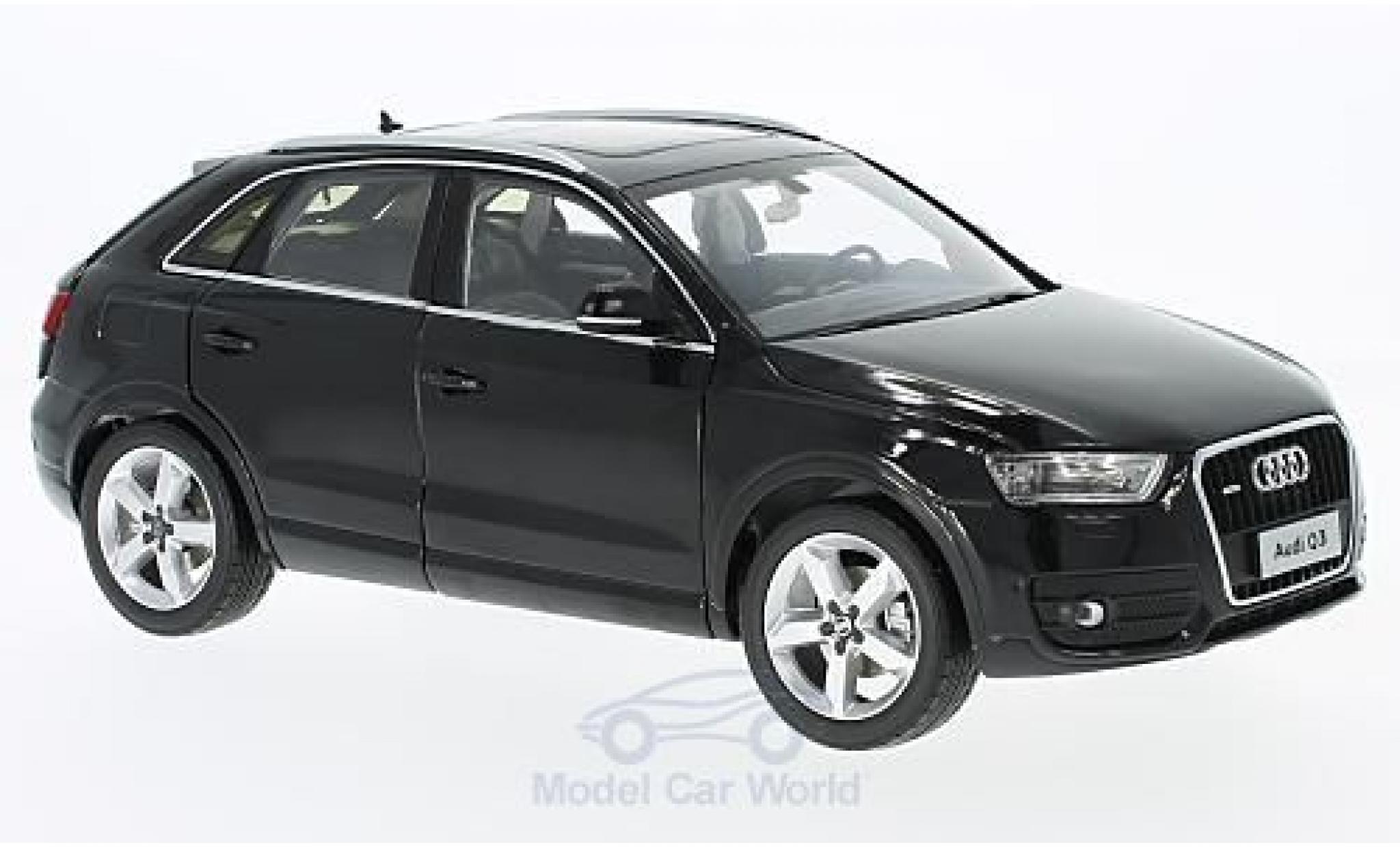 Audi Q3 1/18 Paudi nero 2014 modellino in miniatura