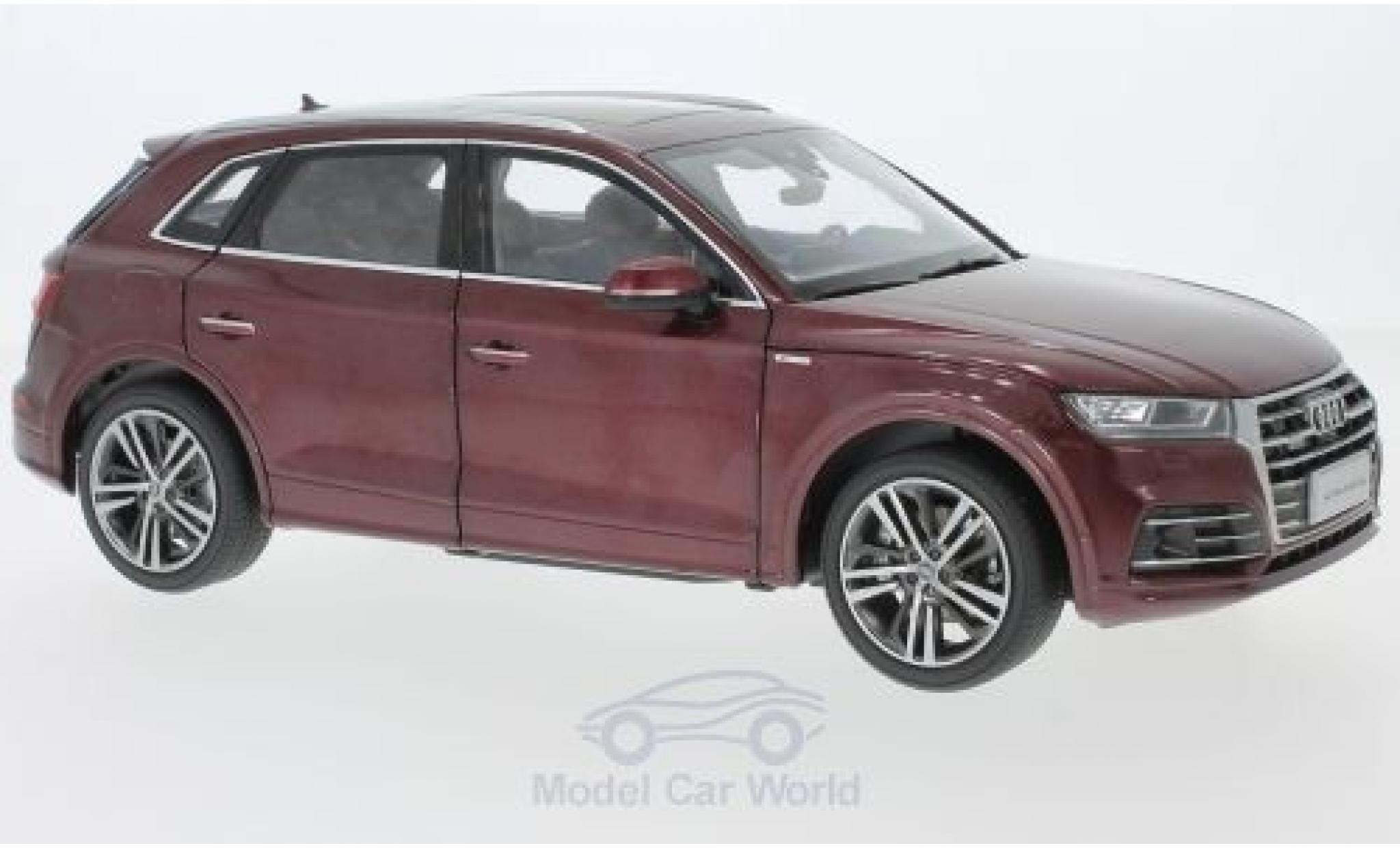 Audi Q5 1/18 Paudi L metallico rosso 2018 modellino in miniatura