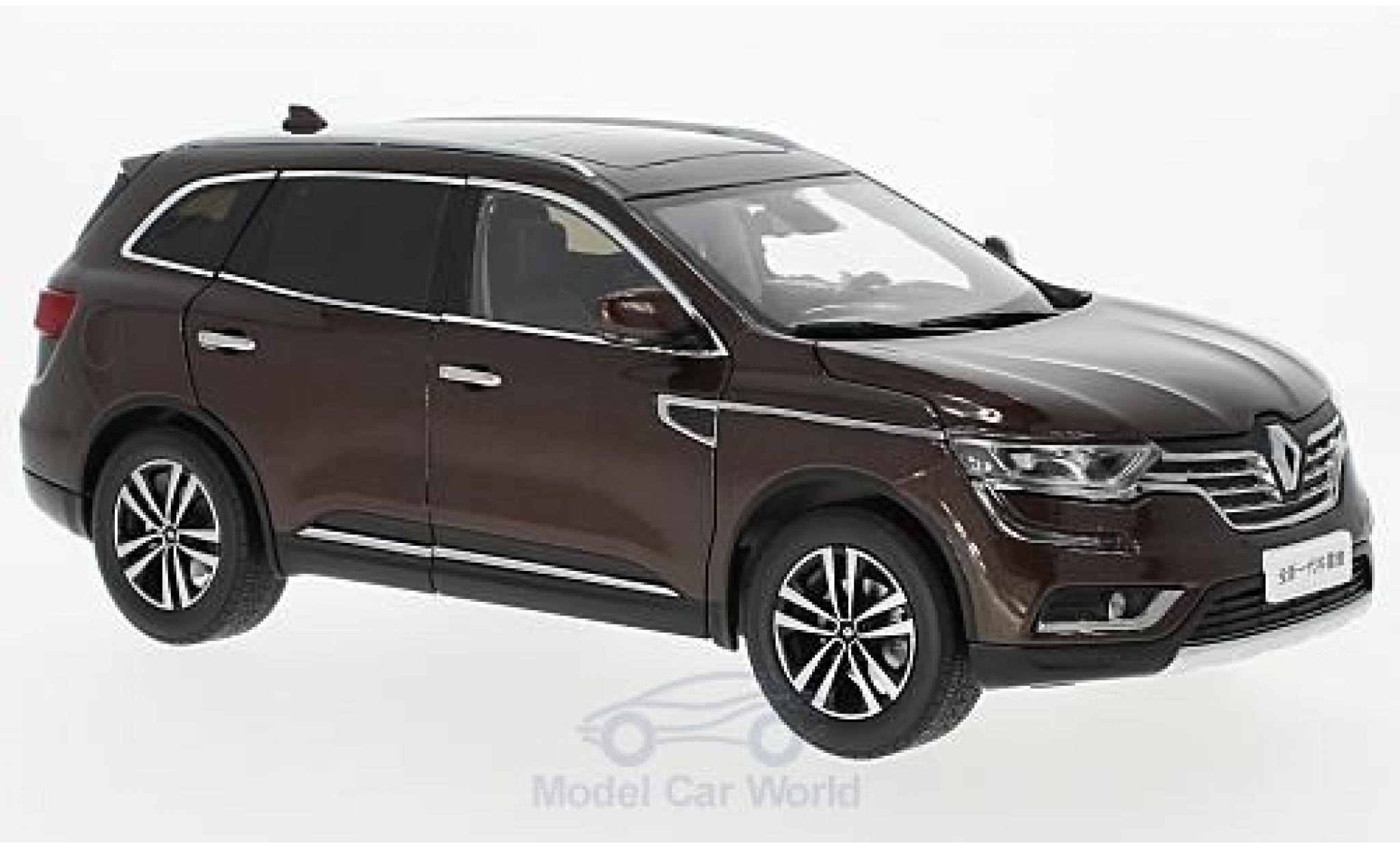 Renault Koleos 1/18 Paudi metallico marroneee 2016 modellino in miniatura
