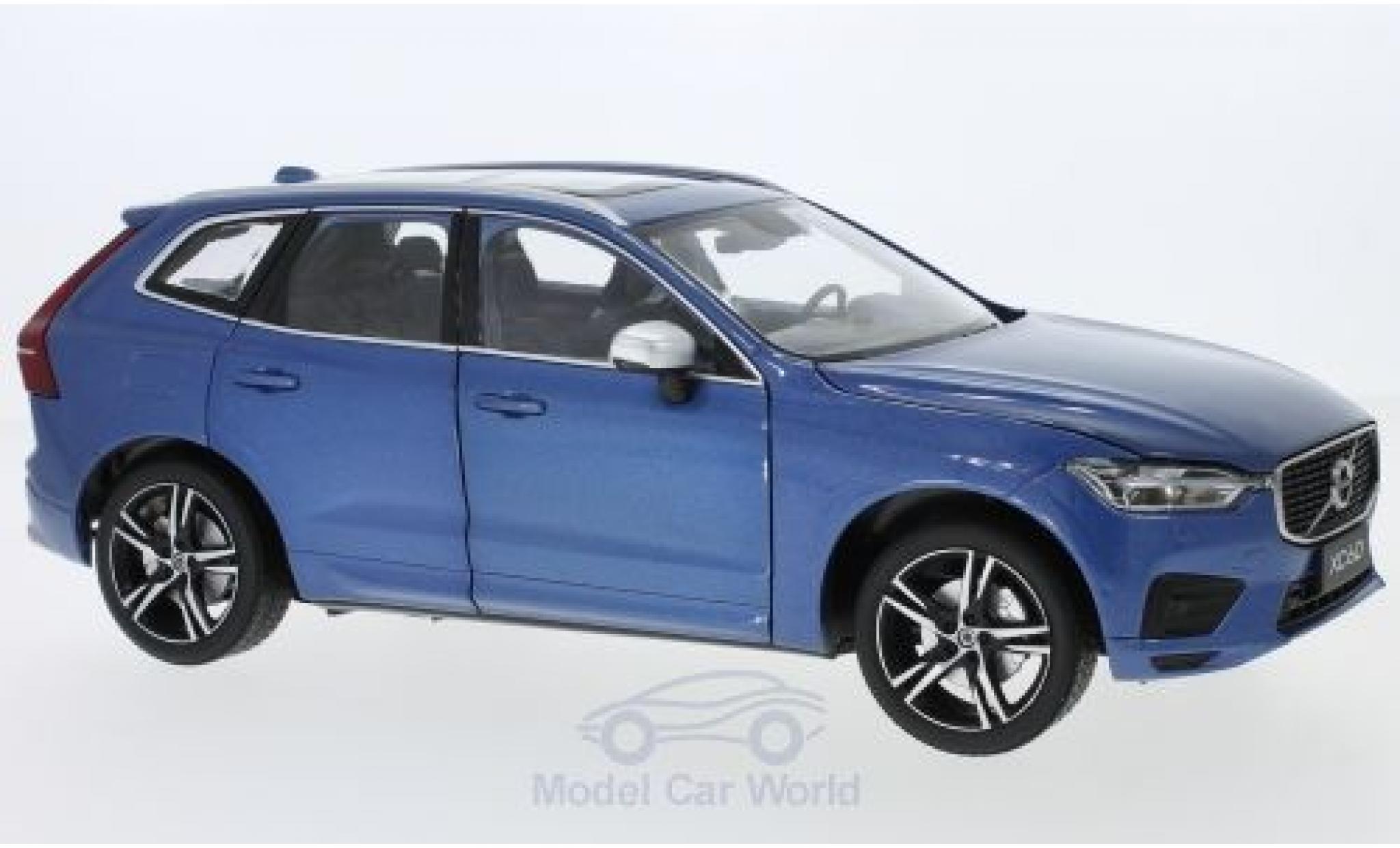 Volvo XC 60 1/18 Paudi 60 R metallico blu 2018 modellino in miniatura