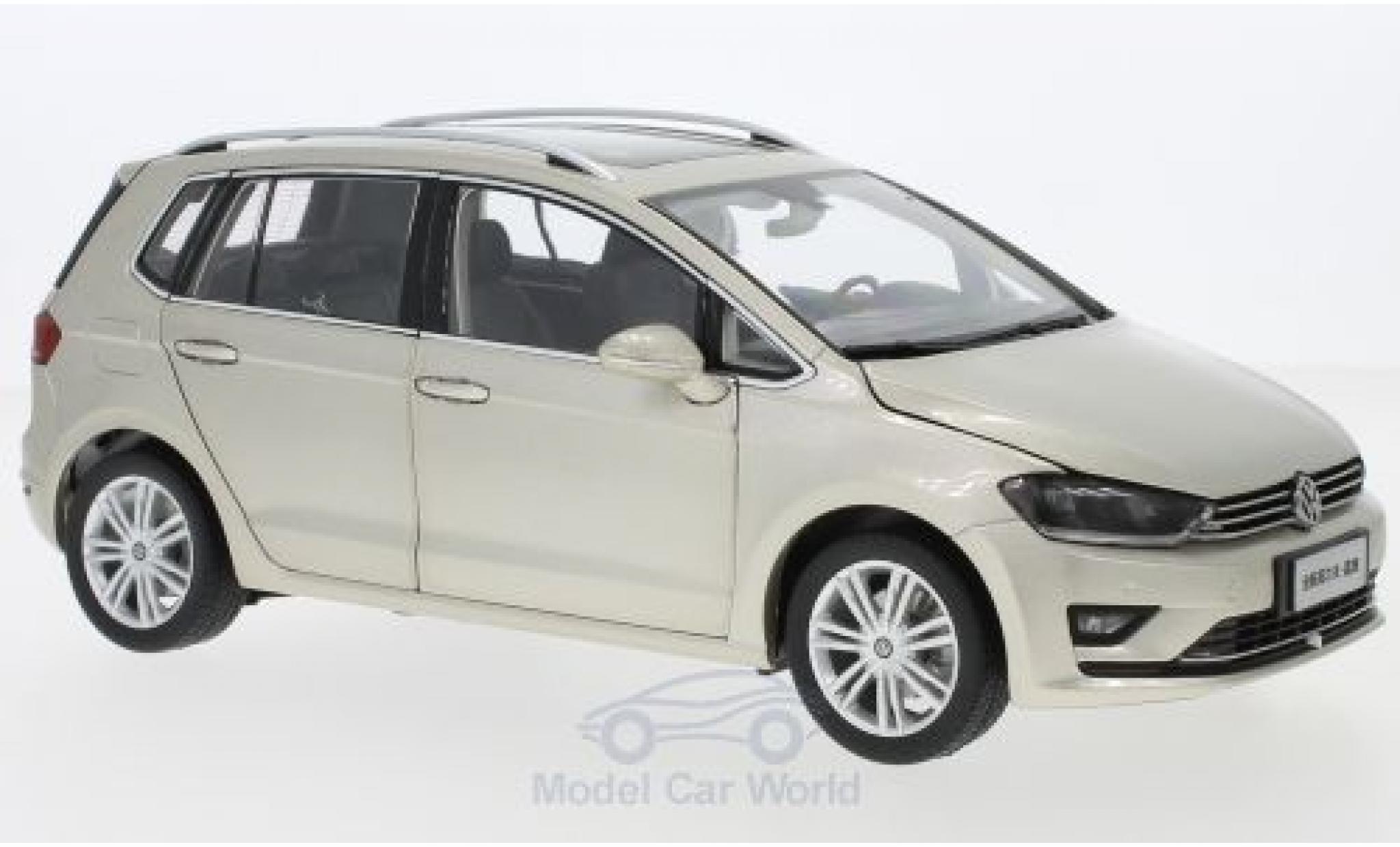 Volkswagen Golf 1/18 Paudi Sportsvan metallico beige 2018 modellino in miniatura