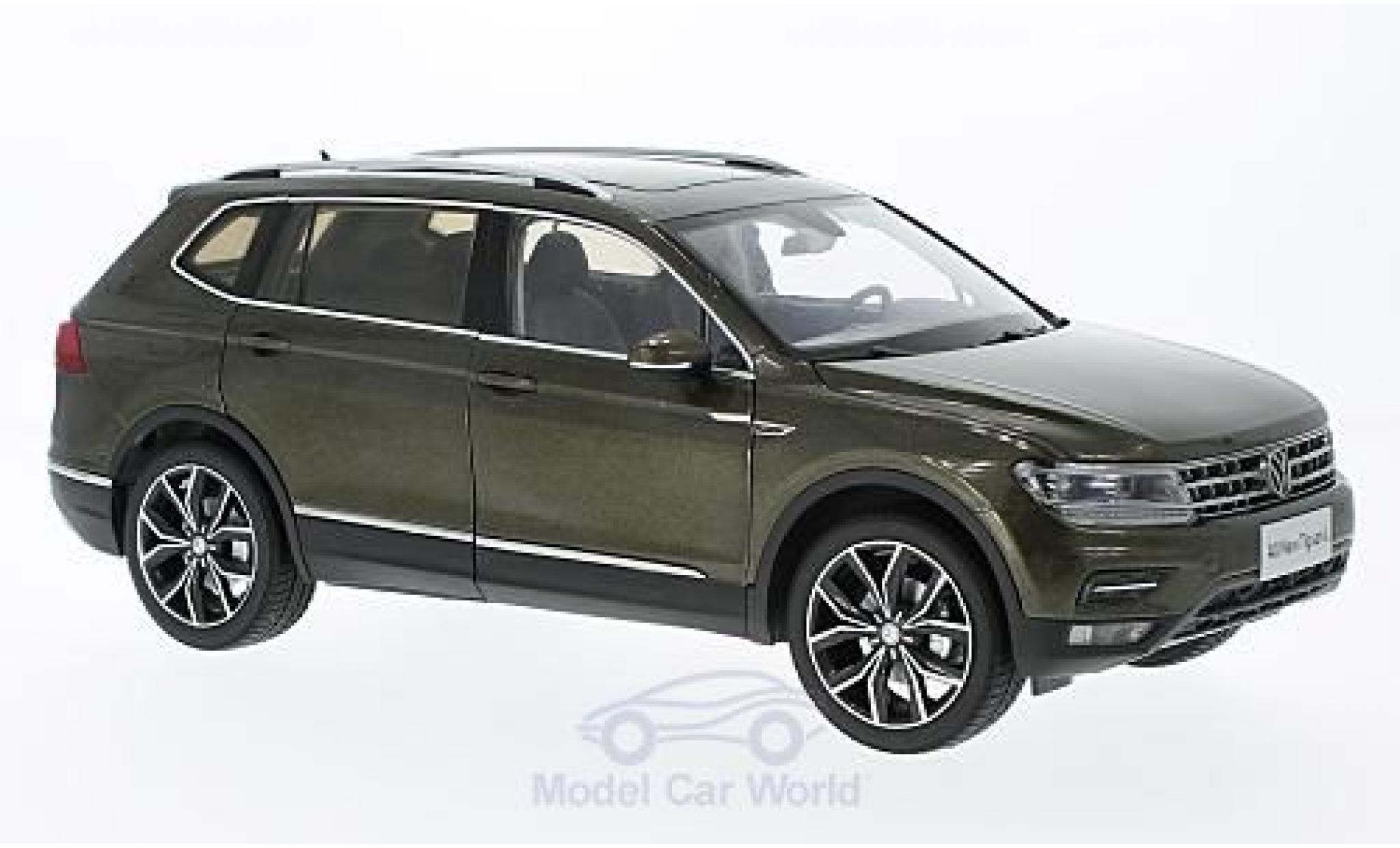 Volkswagen Tiguan 1/18 Paudi L metallico marroneee ohne Vitrine modellino in miniatura