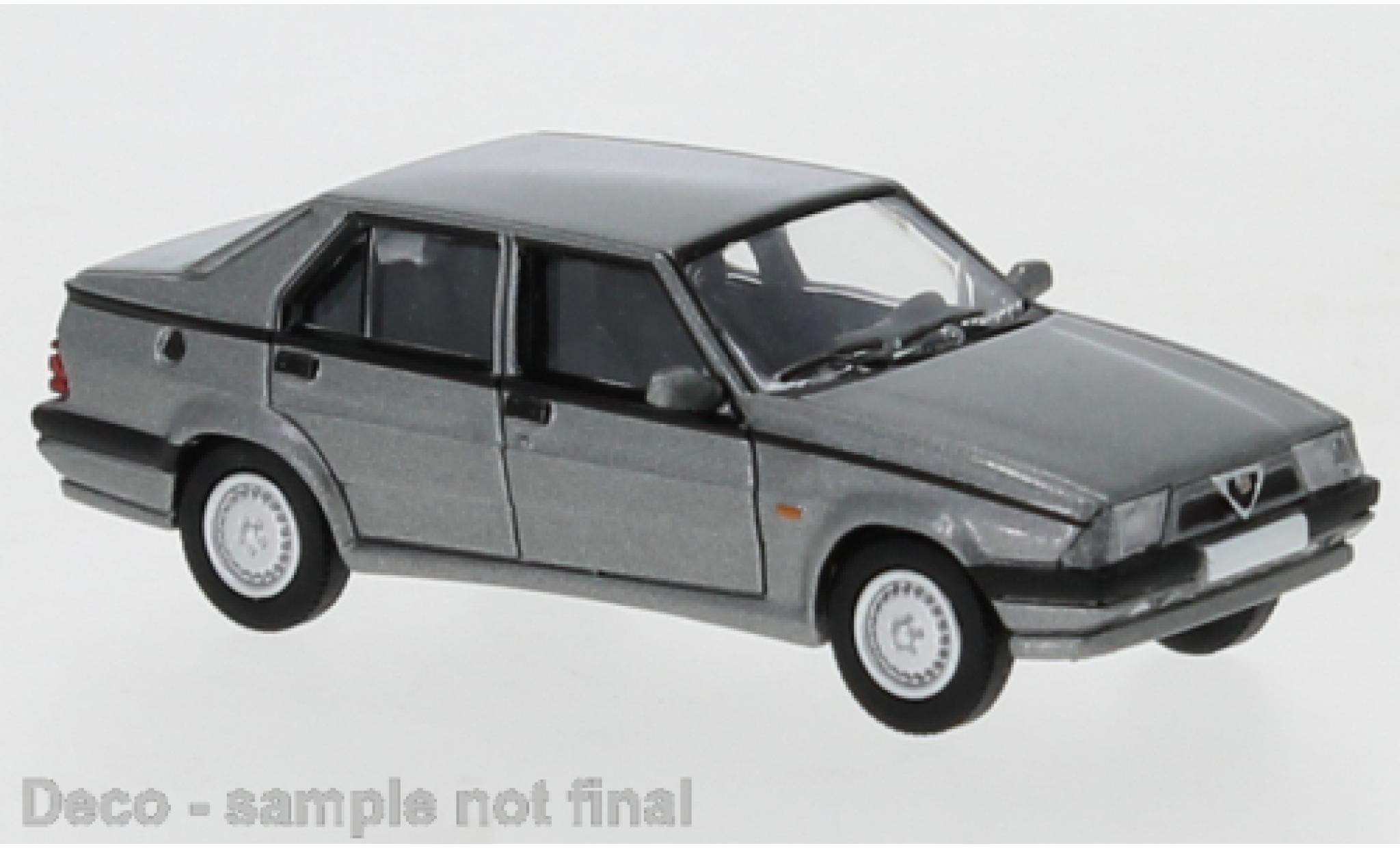 Alfa Romeo 75 1/87 PCX87 metallico grigio 1988 exclusive avec Model Car World modellino in miniatura