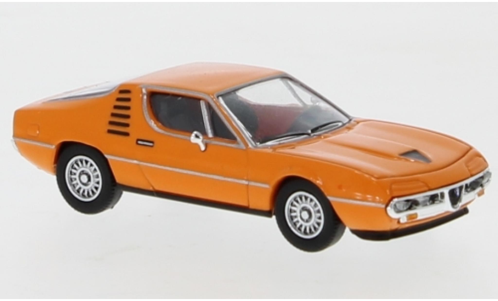 Alfa Romeo Montreal 1/87 PCX87 orange 1970 modellino in miniatura