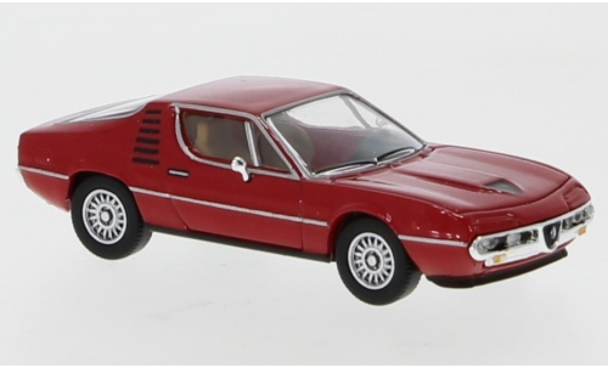 Alfa Romeo Montreal 1/87 PCX87 rosso 1970 modellino in miniatura
