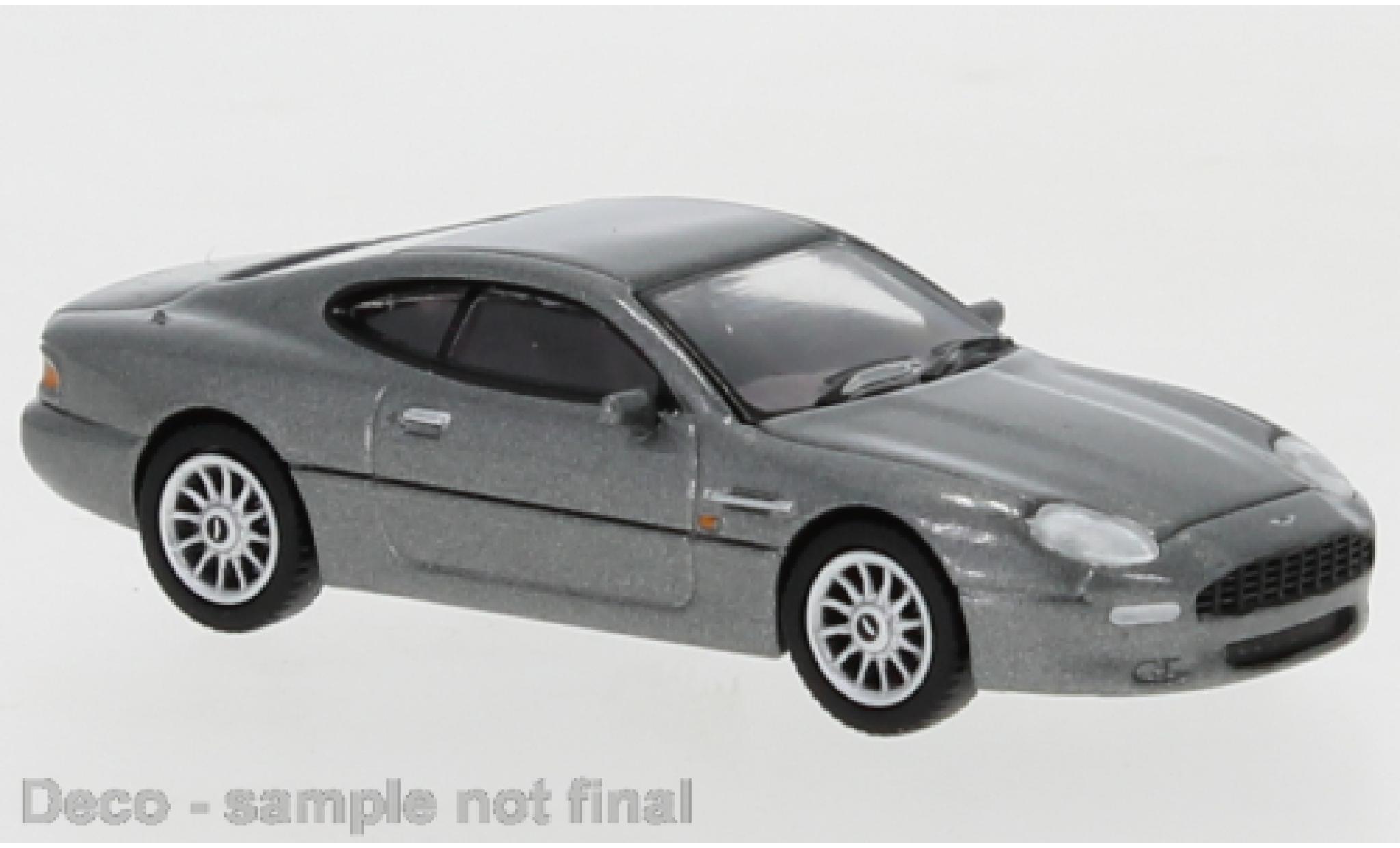 Aston Martin DB7 1/87 PCX87 Coupe metallico grigio 1994 modellino in miniatura
