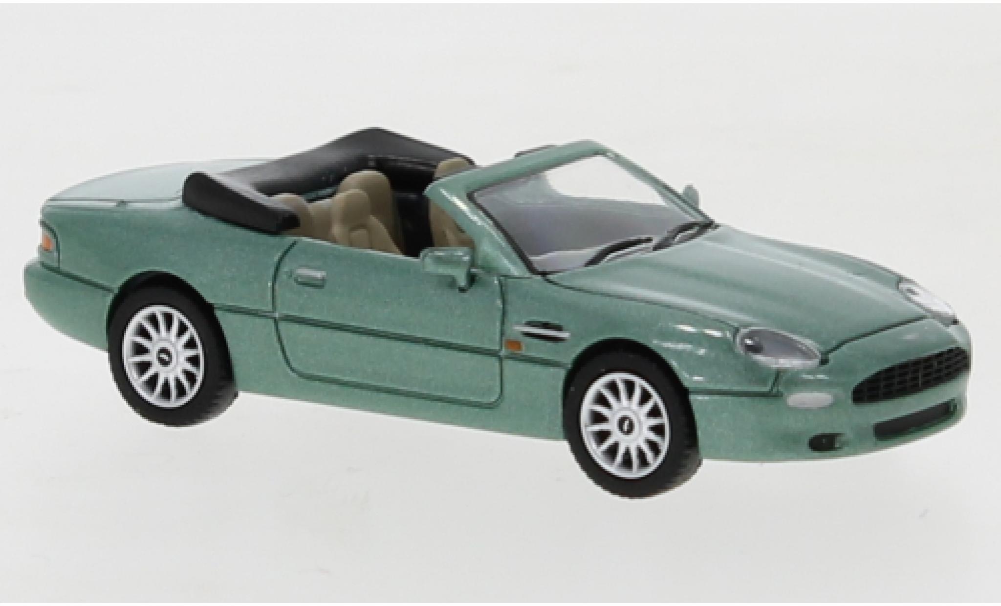 Aston Martin DB7 1/87 PCX87 Volante metallico verde RHD 1994 modellino in miniatura