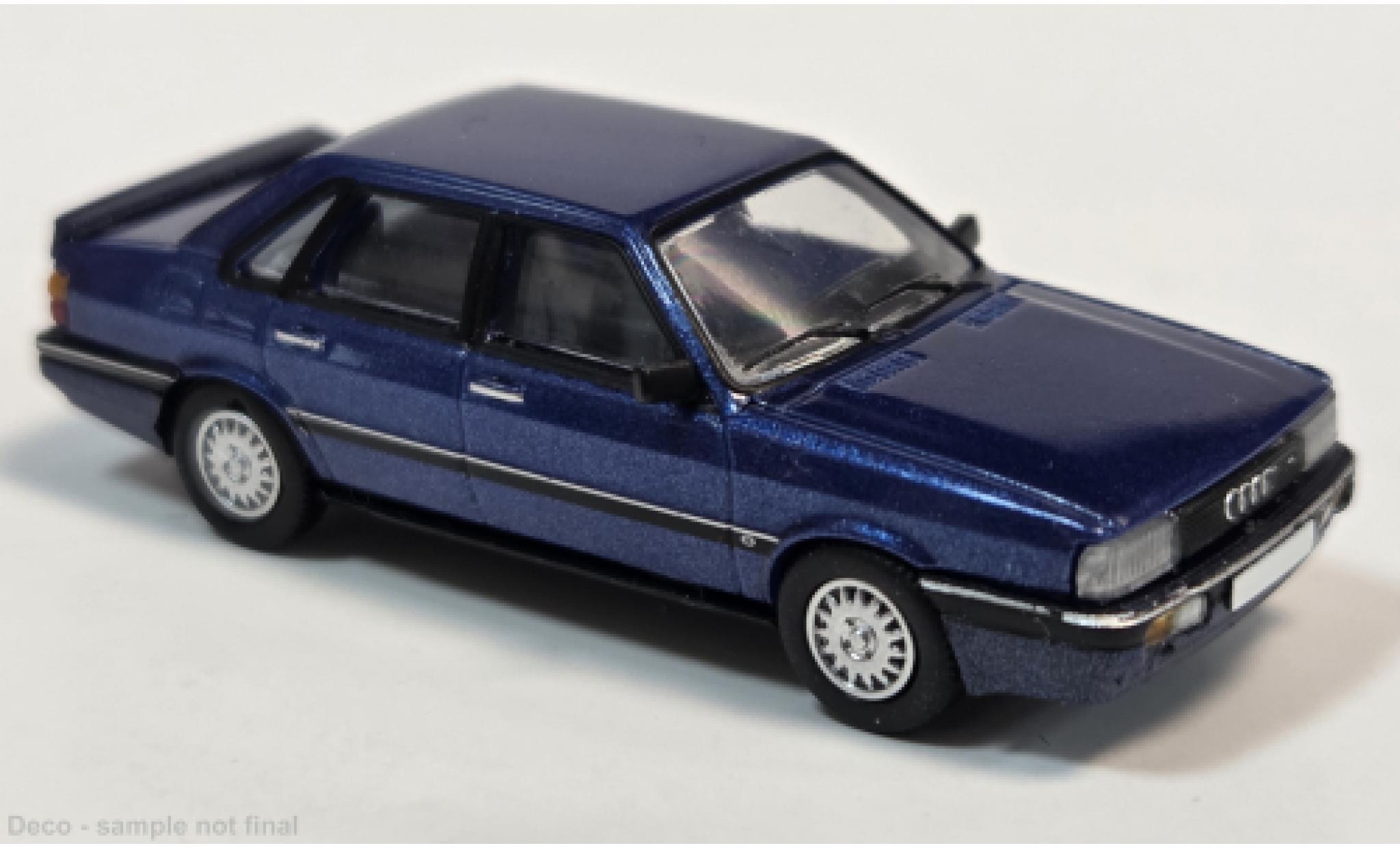 Audi 90 1/87 PCX87 metallise blau 1984 1:87 modellino in miniatura