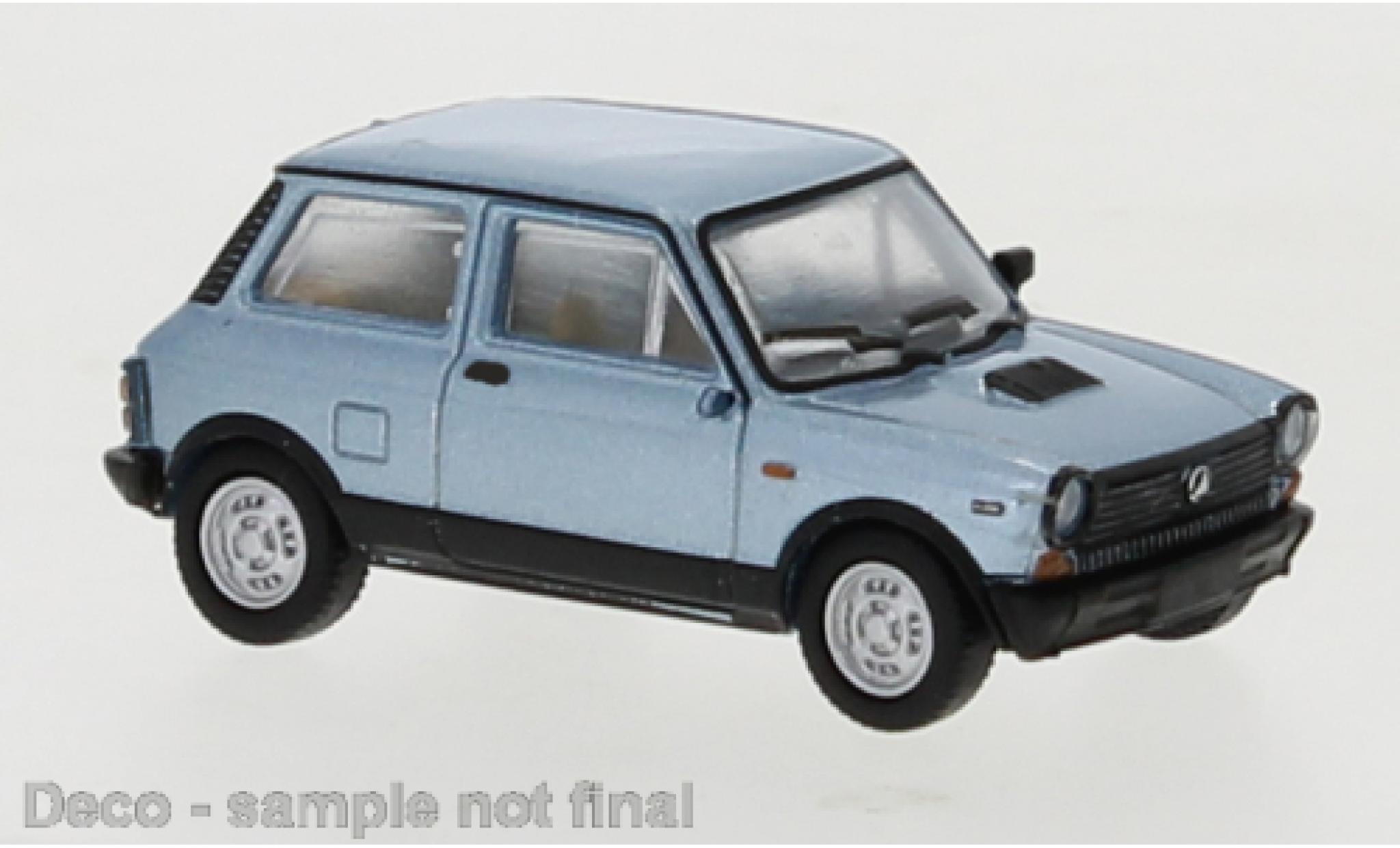 Autobianchi A112 1/87 PCX87 metallico blu 1980 modellino in miniatura