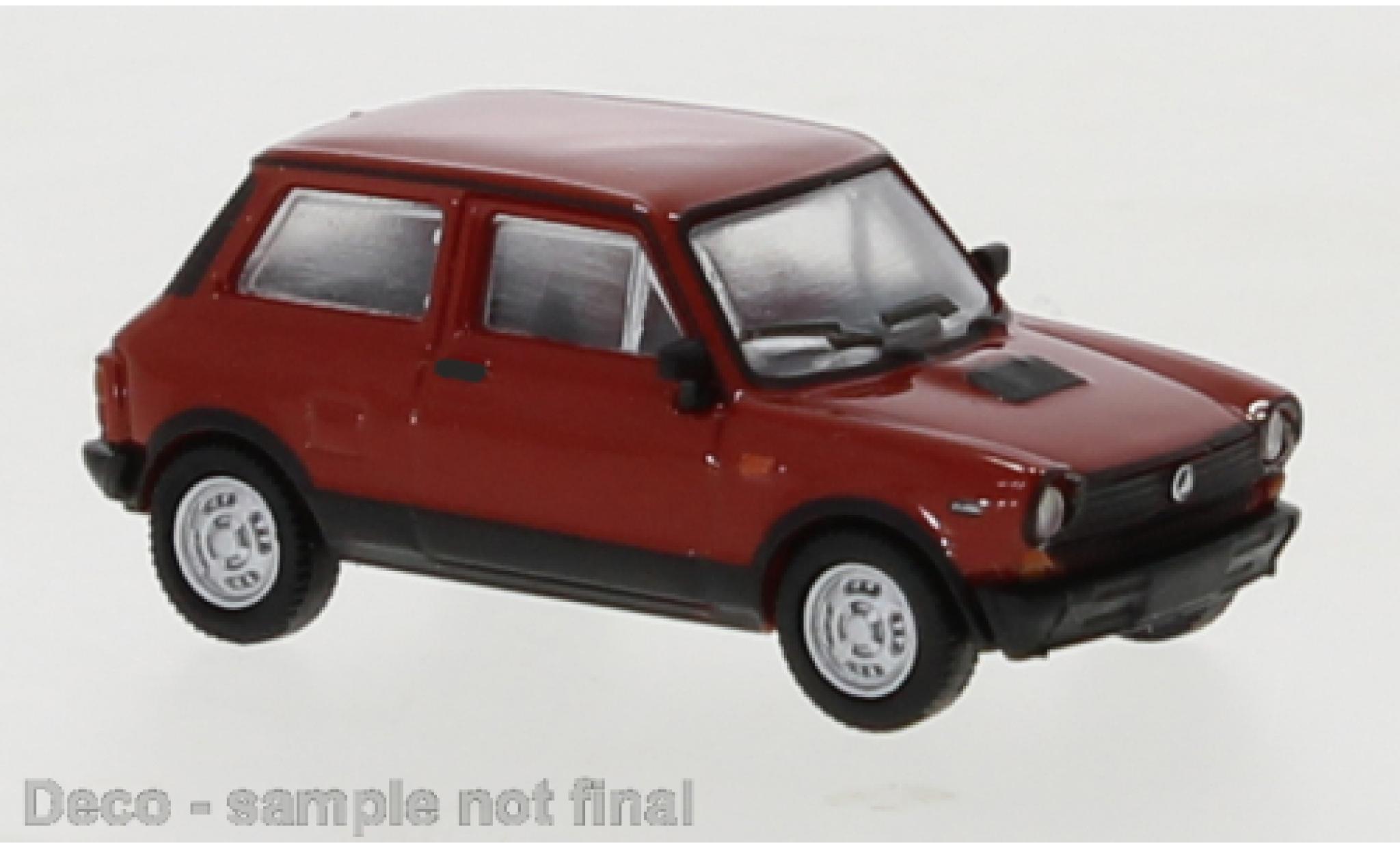Autobianchi A112 1/87 PCX87 rosso 1980 modellino in miniatura