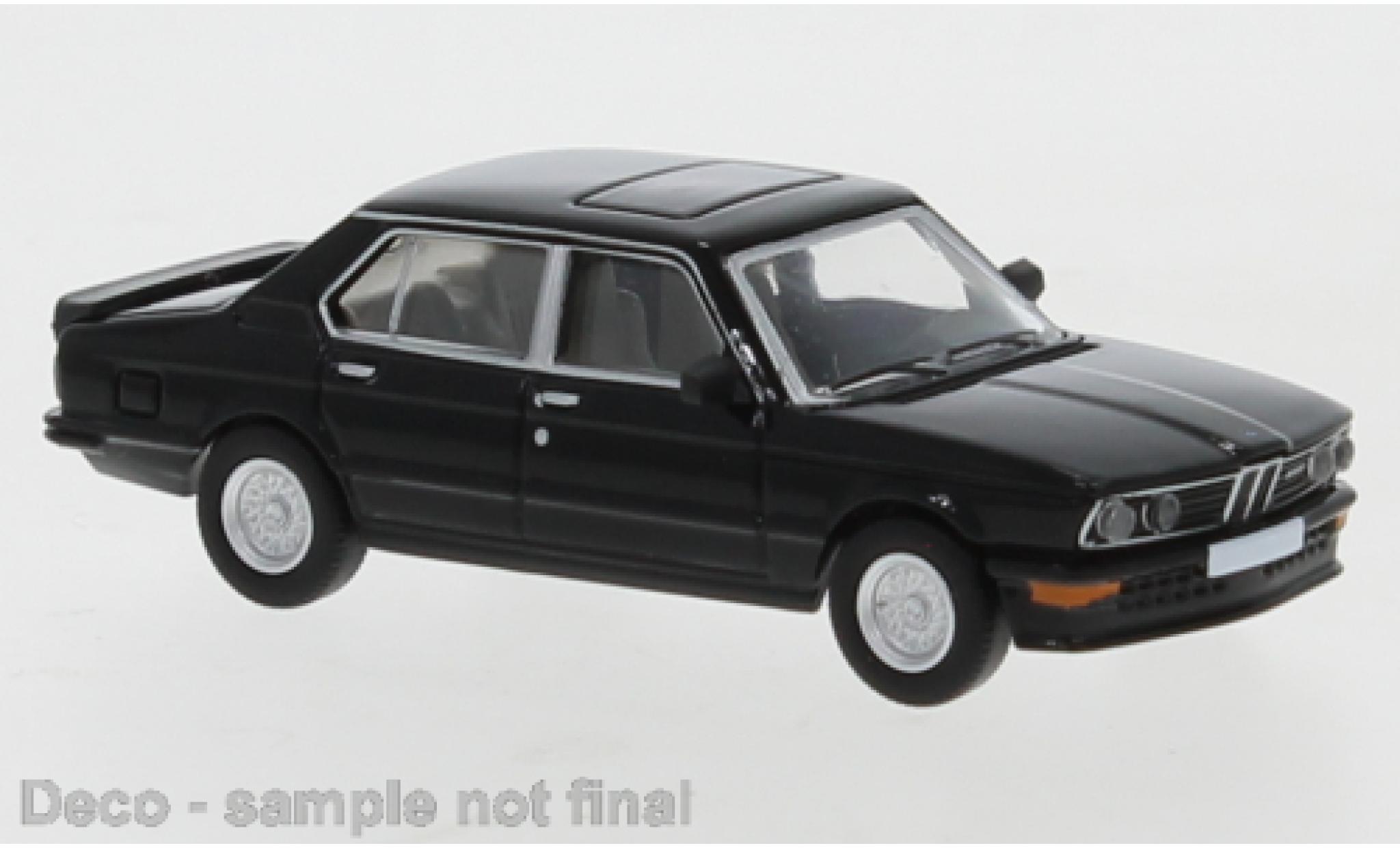 Bmw M535 1/87 PCX87 i (E12) nero 1980 modellino in miniatura