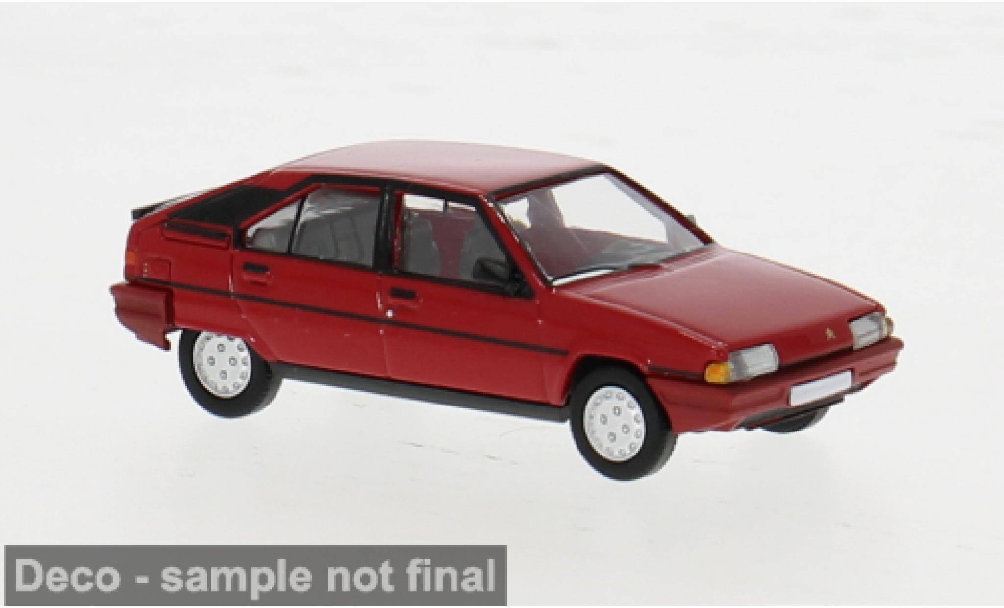Citroen BX 1/87 PCX87 Leader rot 1982 1:87 modellino in miniatura