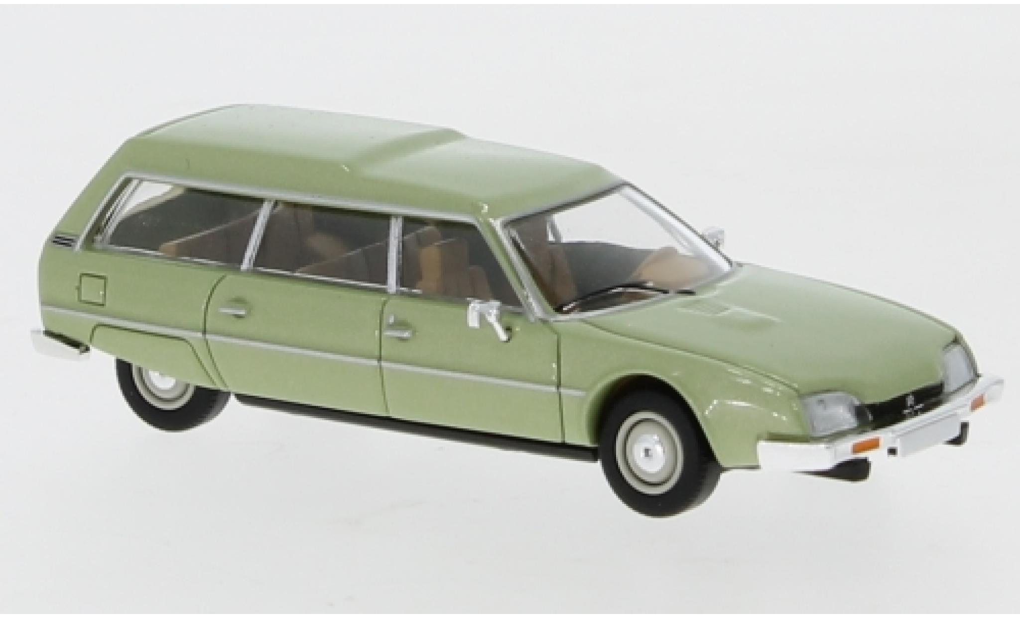 Citroen CX 1/87 PCX87 Break metallico verde 1976 modellino in miniatura