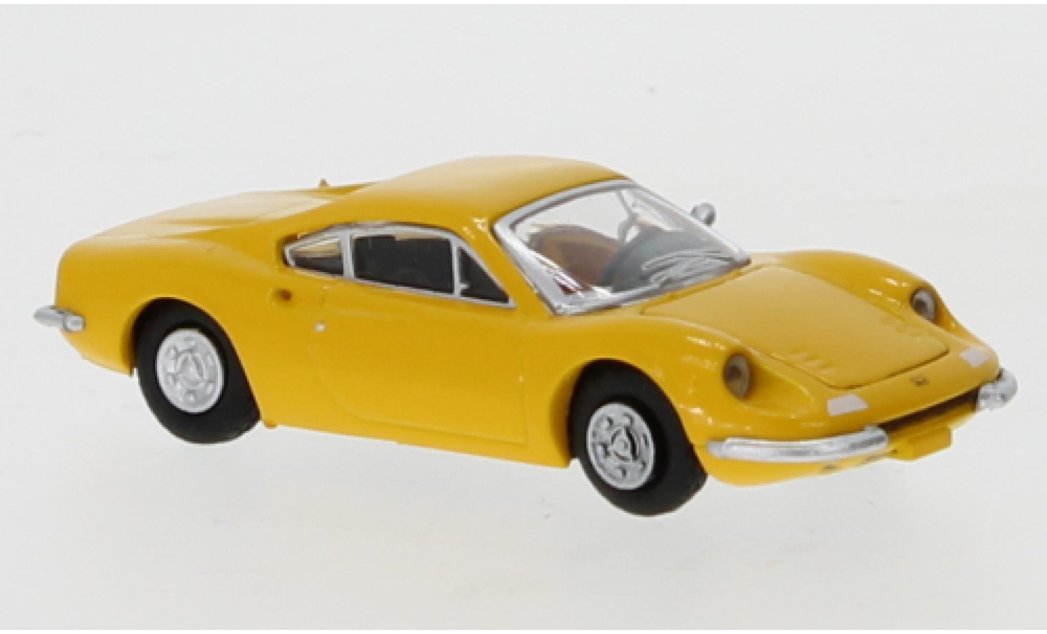 Ferrari Dino 1/87 PCX87 246 GT giallo 1969 modellino in miniatura