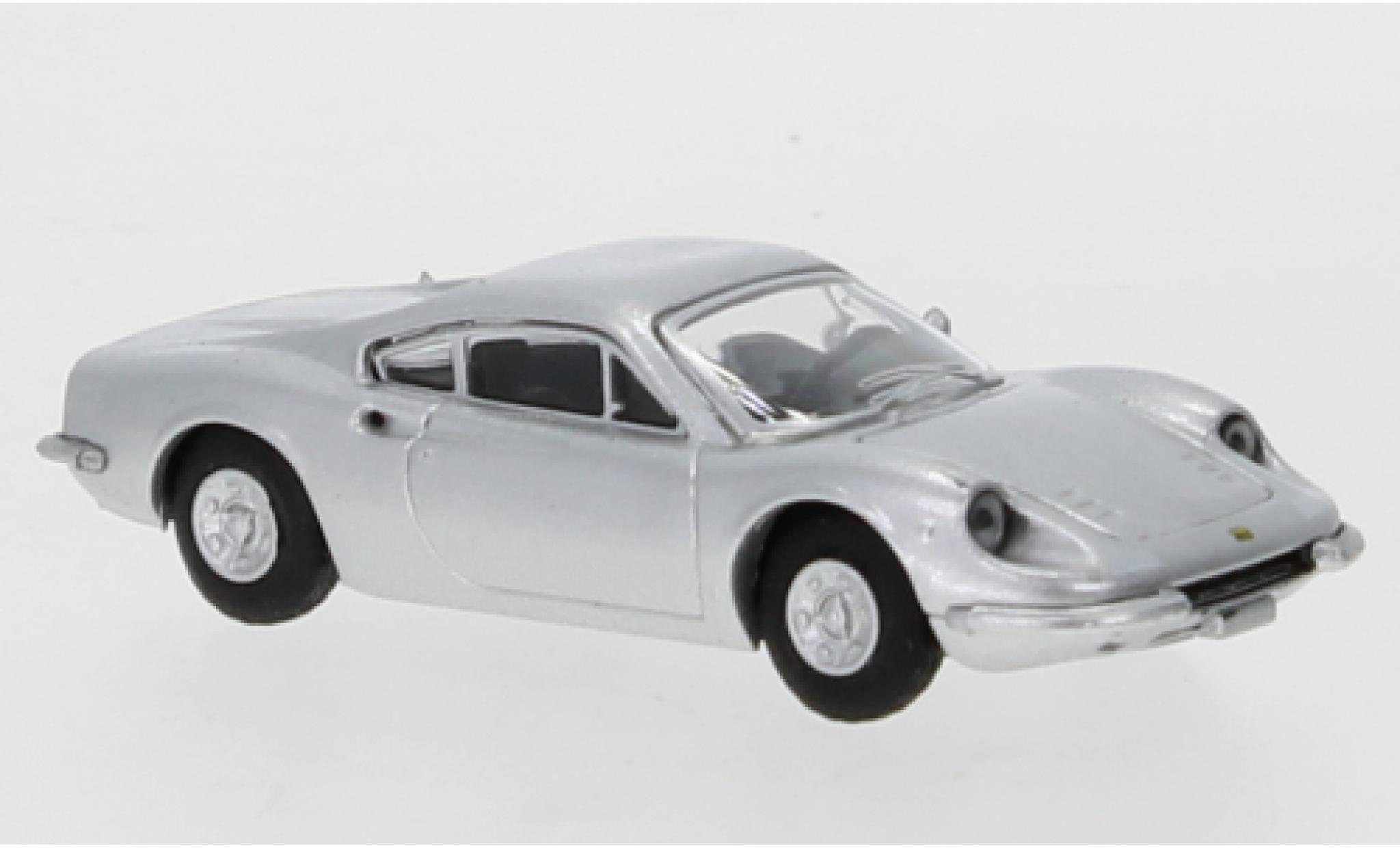 Ferrari Dino 1/87 PCX87 246 GT grigio 1969 modellino in miniatura