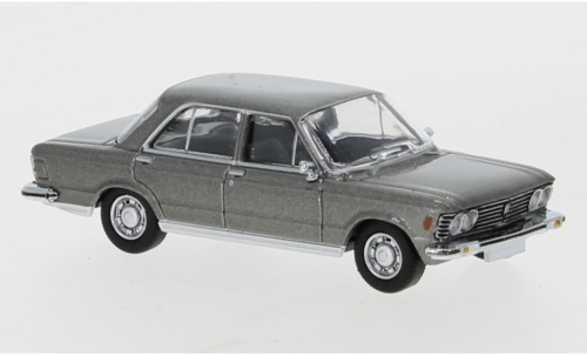Fiat 130 1/87 PCX87 metallico grigio 1969 modellino in miniatura
