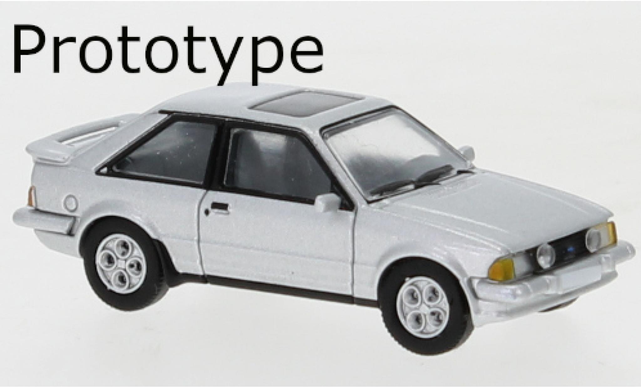 Ford Escort 1/87 PCX87 MK III XR3 grigio 1981 modellino in miniatura