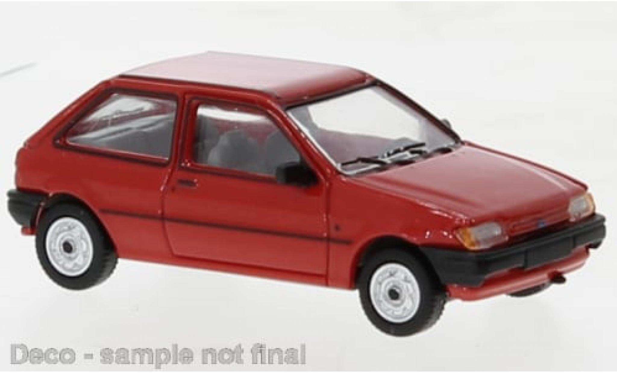 Ford Fiesta 1/87 PCX87 MK III rot 1989 1:87 modellino in miniatura