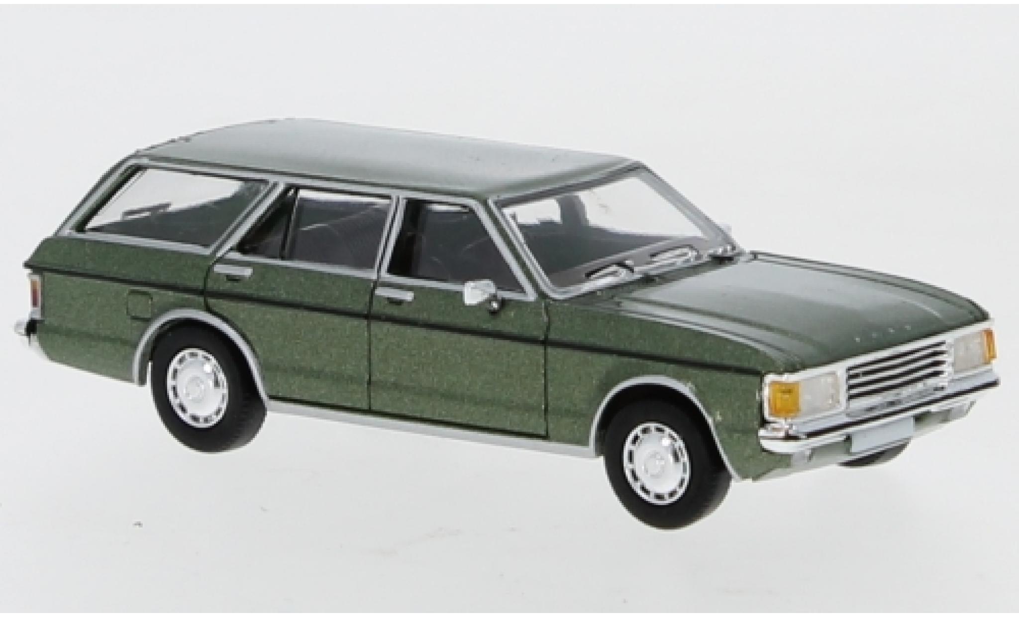 Ford Granada 1/87 PCX87 MK I Turnier metallico verde 1974 modellino in miniatura